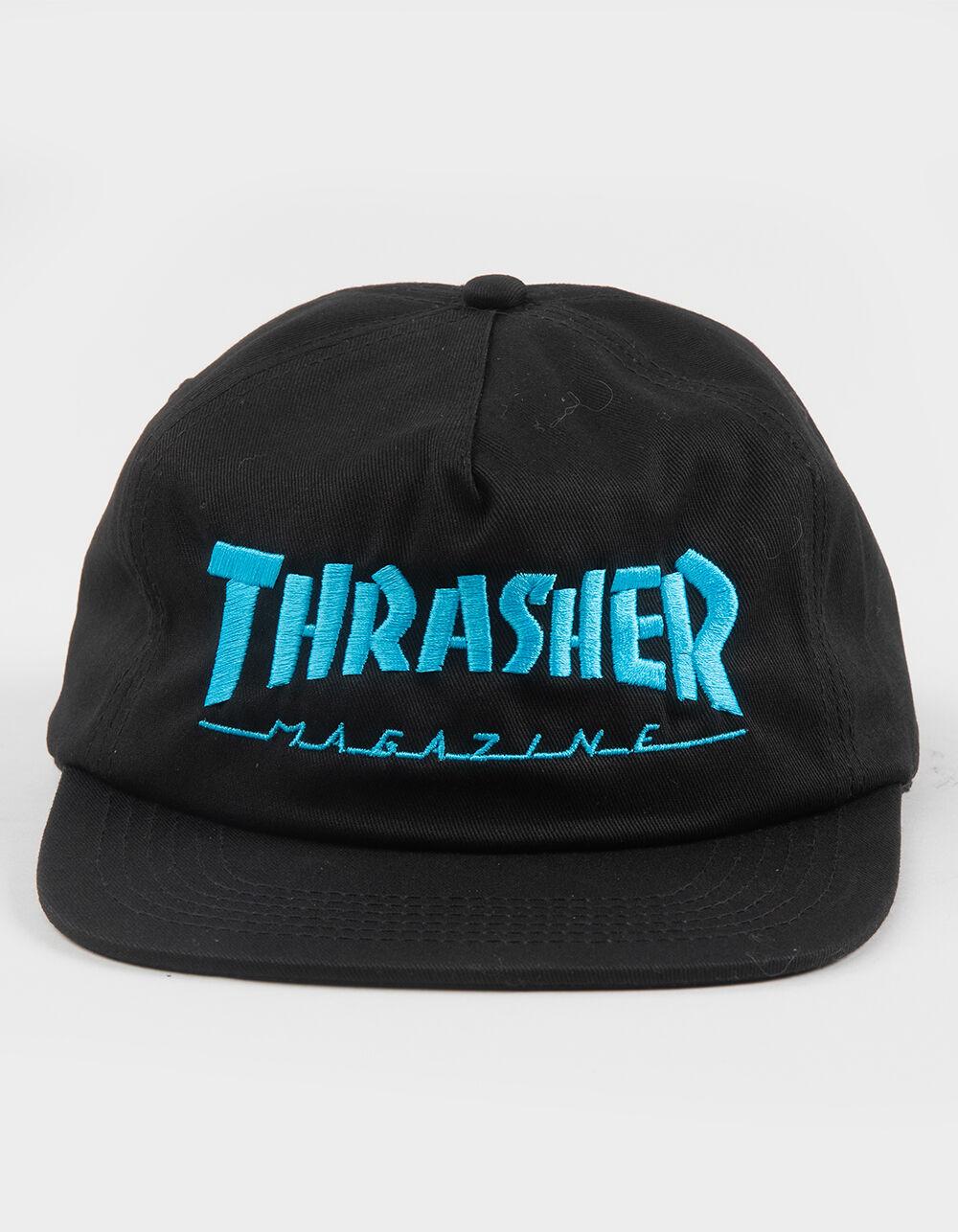 THRASHER Mag Logo Snapback Hat - BLACK COMBO Product Image