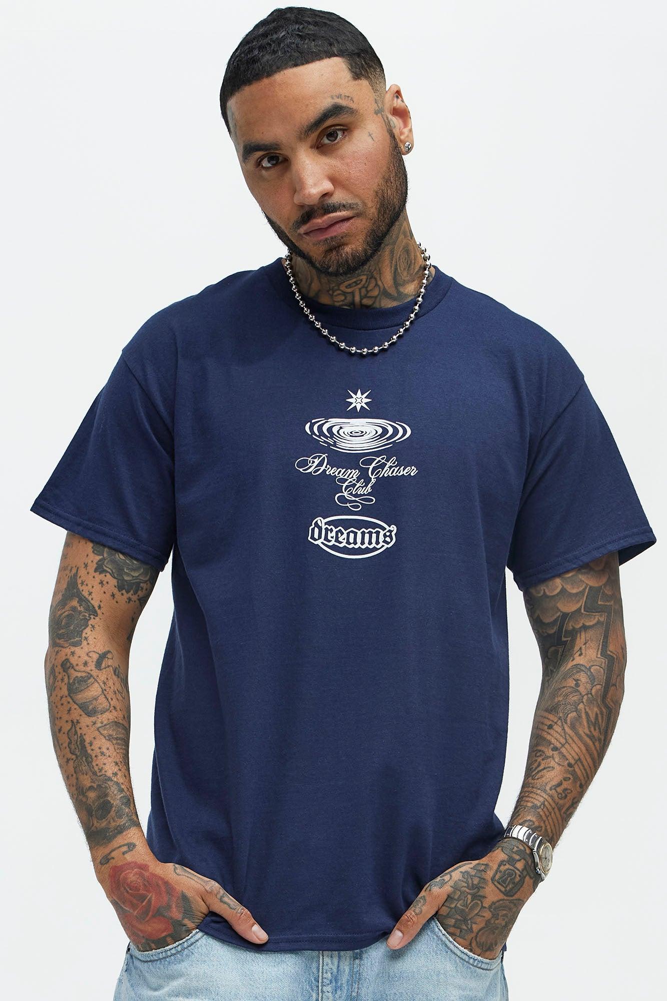 Dream Chasers Club Short Sleeve Tee - Blue Product Image