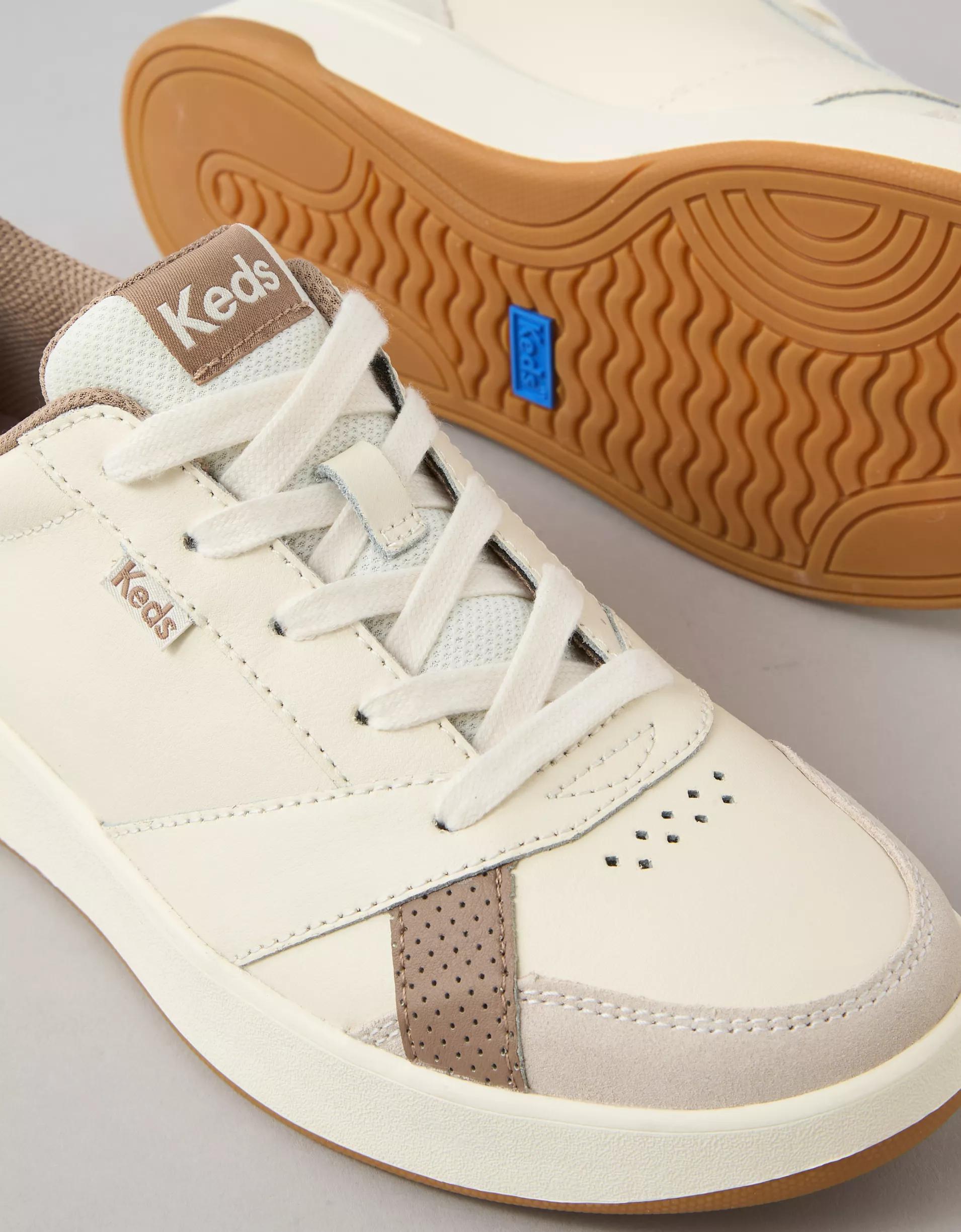 Keds The Court Leather Lace-Up Sneaker Product Image