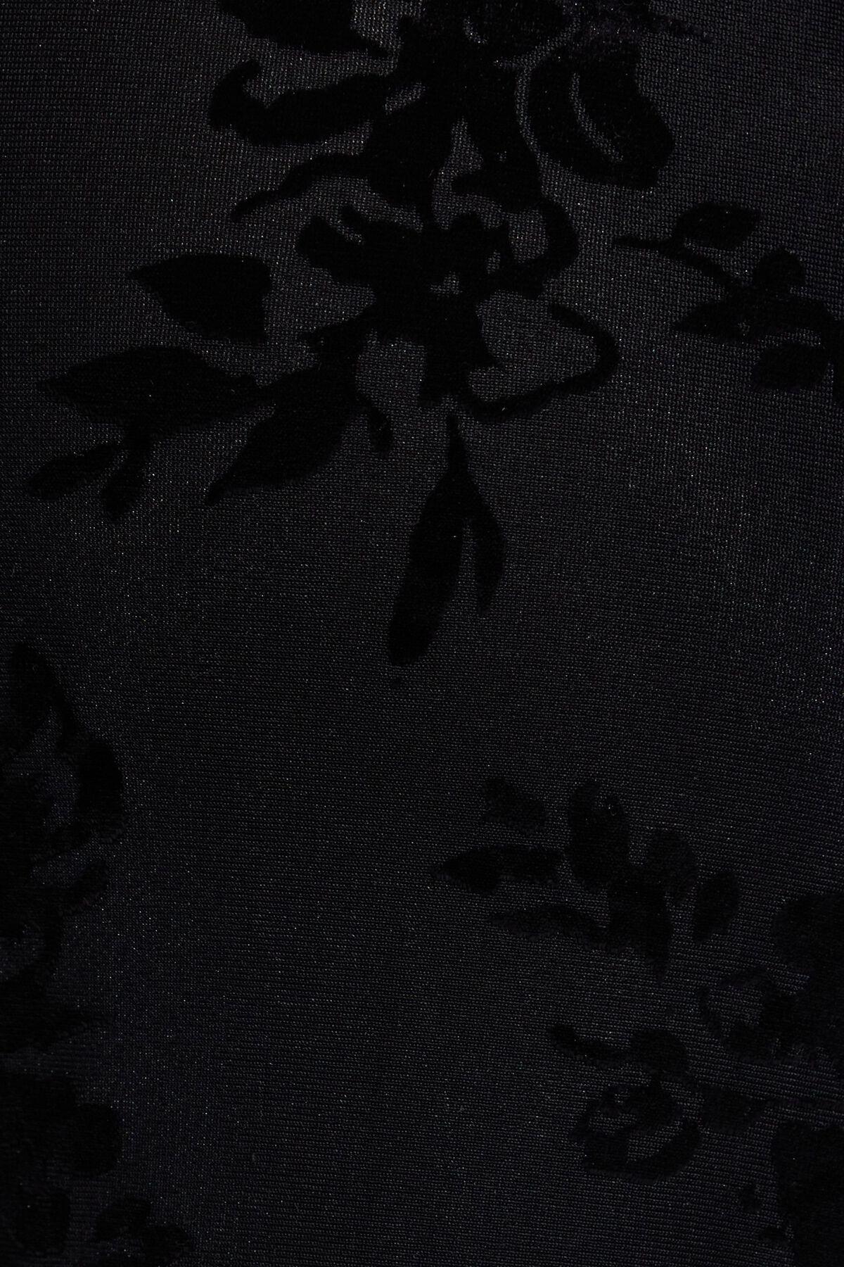 Burnout Velvet Maxi Skirt Product Image