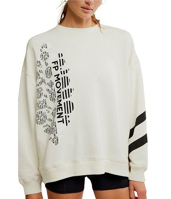 FP Movement All Star Pullover Logo Crew Neck Long Sleeve Pullover Product Image