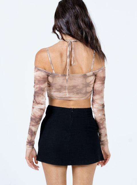 Selby Mini Skirt Black Product Image