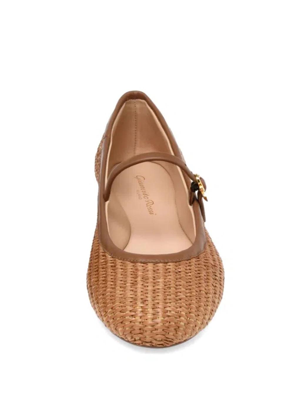 Carla raffia ballet pumps Product Image