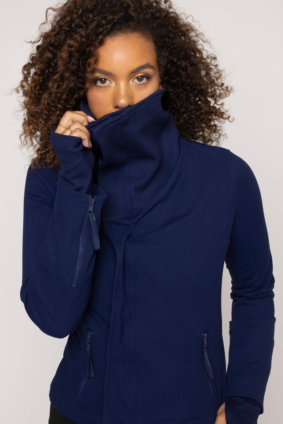 Heart Racer Moto Jacket - True Blue Product Image