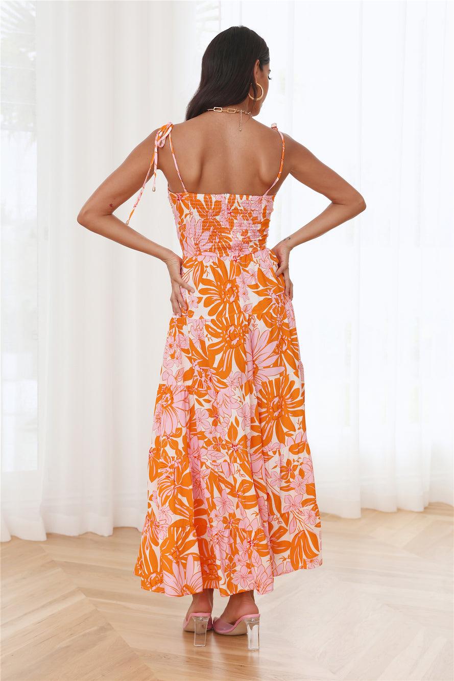 Summer Activity Maxi Dress Orange Product Image