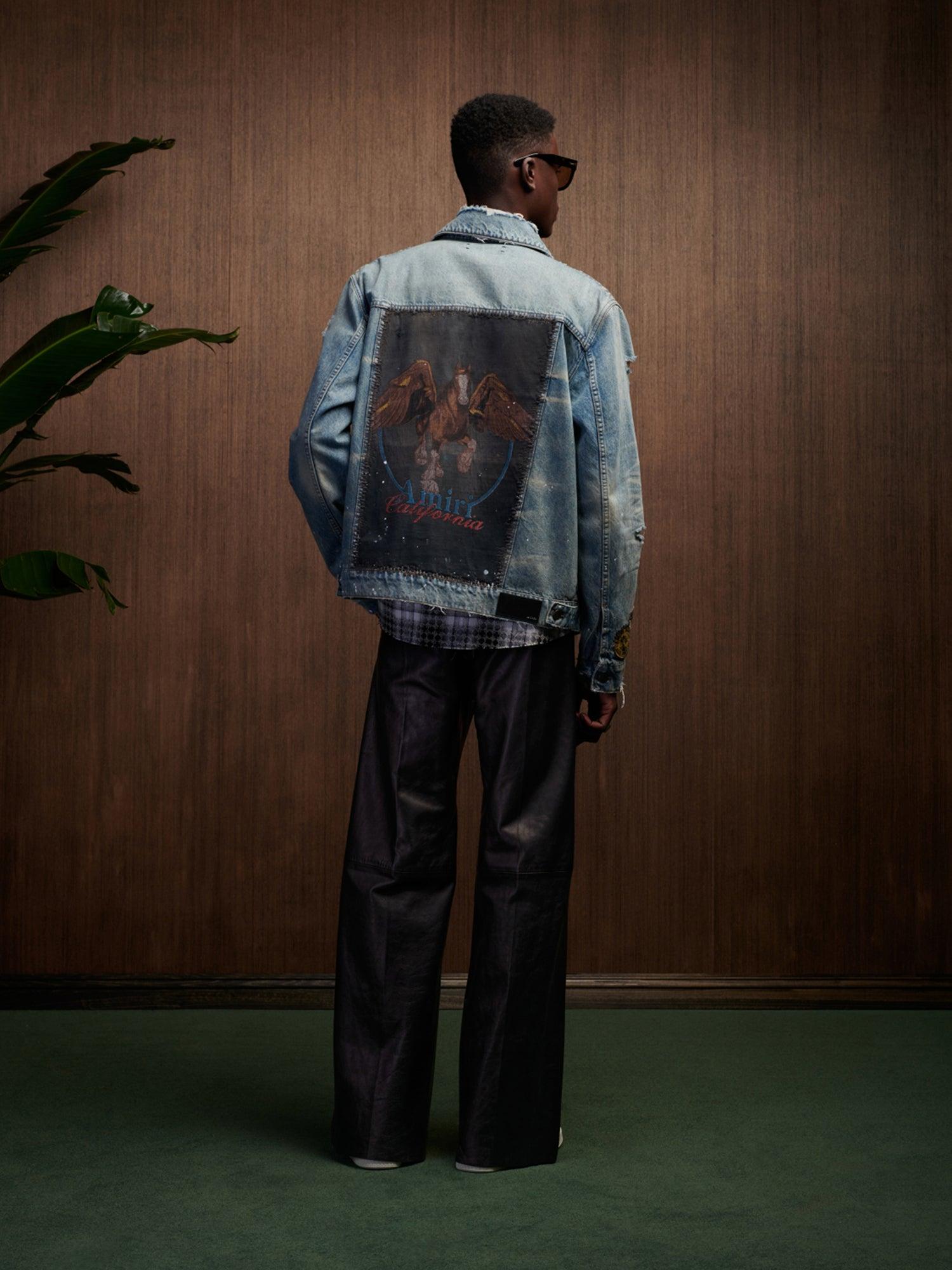 VINTAGE PEGASUS TRUCKER JACKET - Antique Indigo Product Image