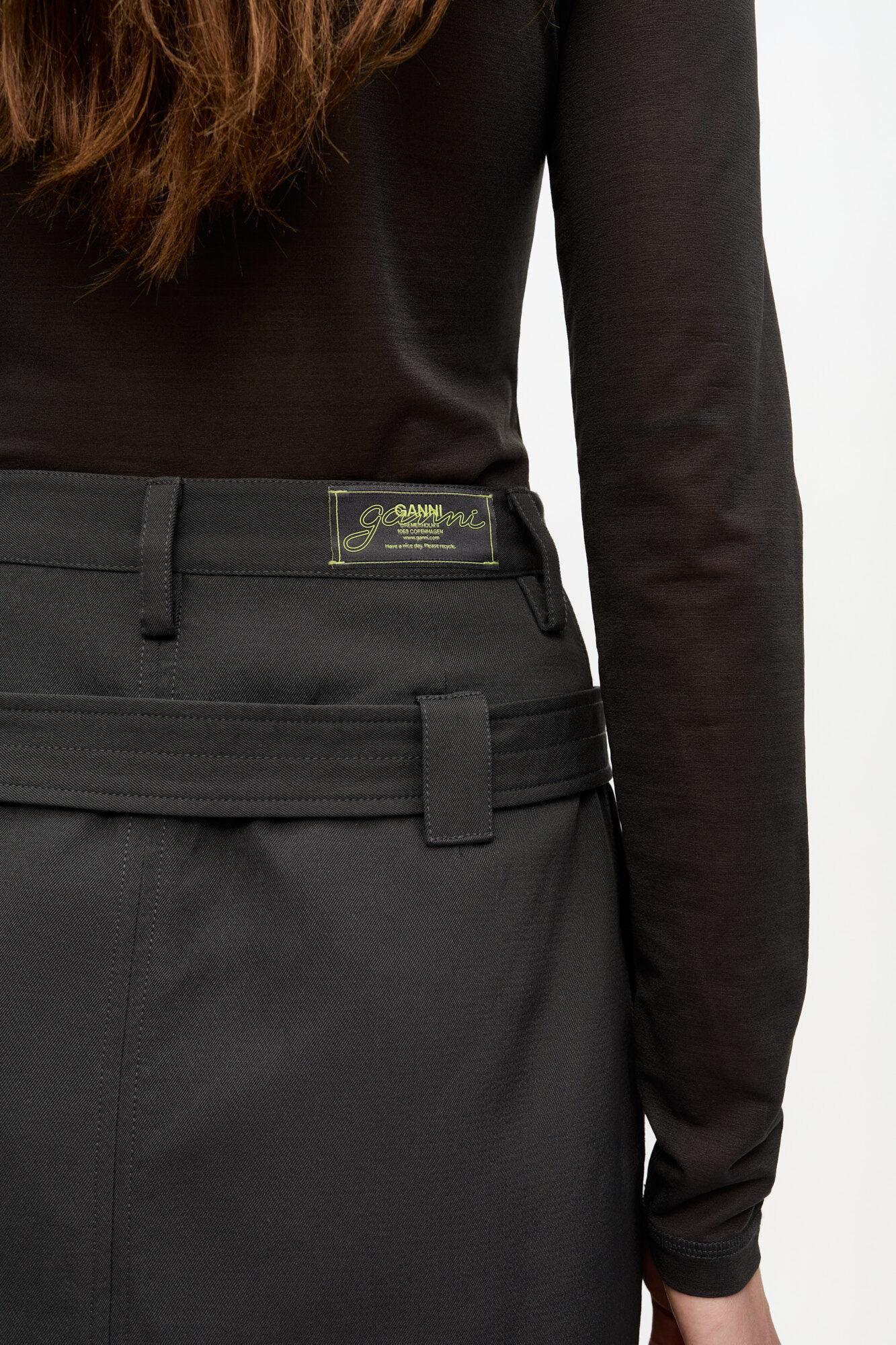 Black Bonded Crepe Blazer Product Image