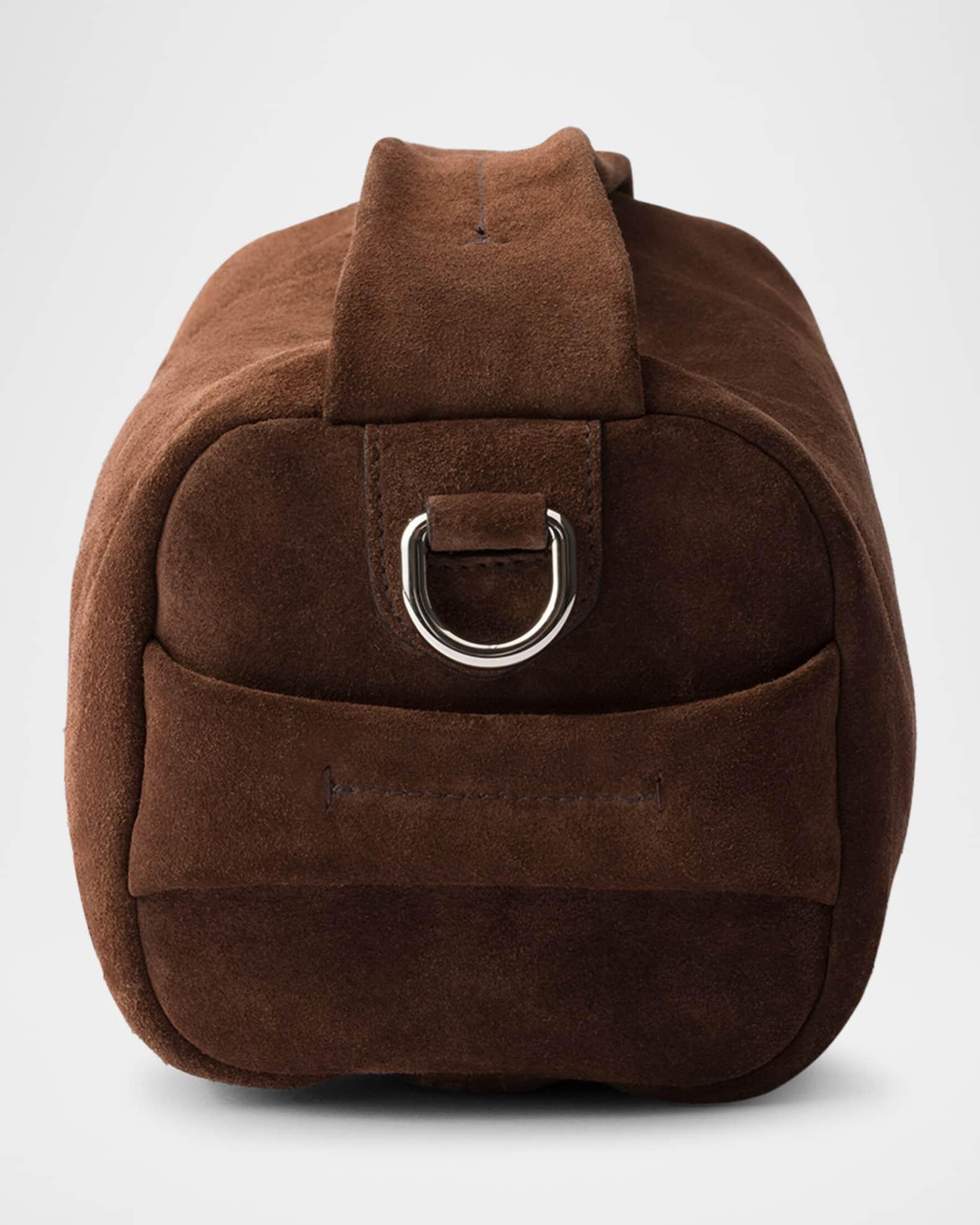 Men's Calfskin Suede Shoulder Bag Product Image