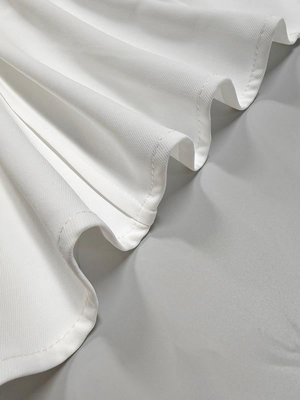 Sleeveless Solid Color Round-Neck Maxi Dresses Product Image