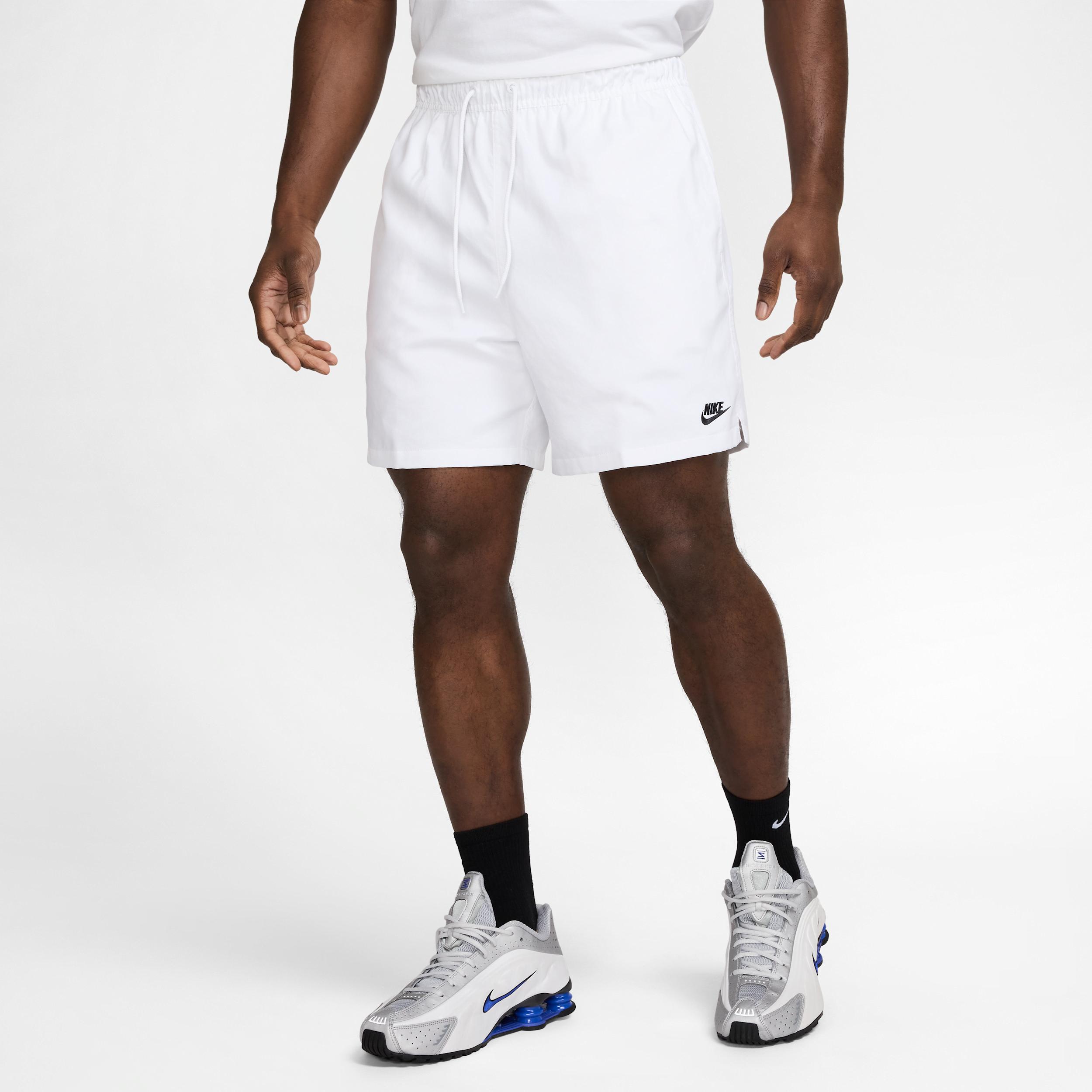 Nike Mens Nike Club Flow Shorts - Mens Black/White Product Image