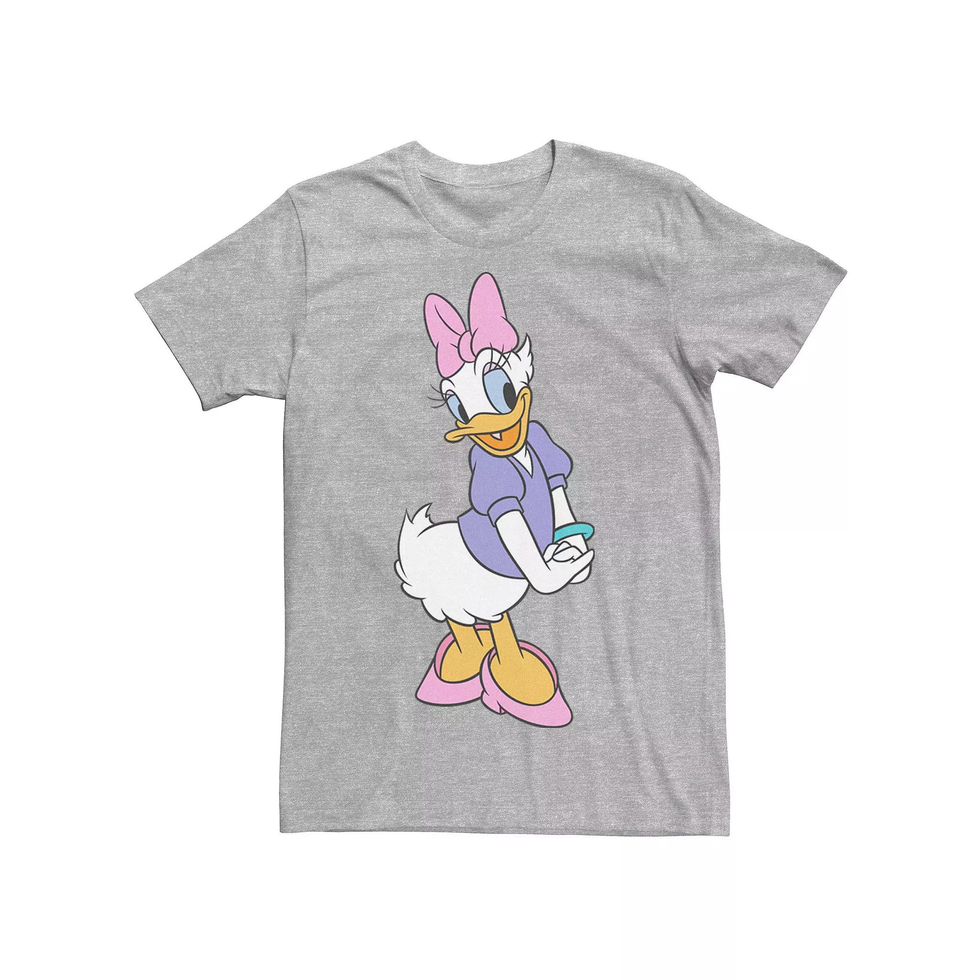 Disney's Daisy Duck Traditional Pose Men's Tee, Size: 3XL, Athletic Grey Product Image