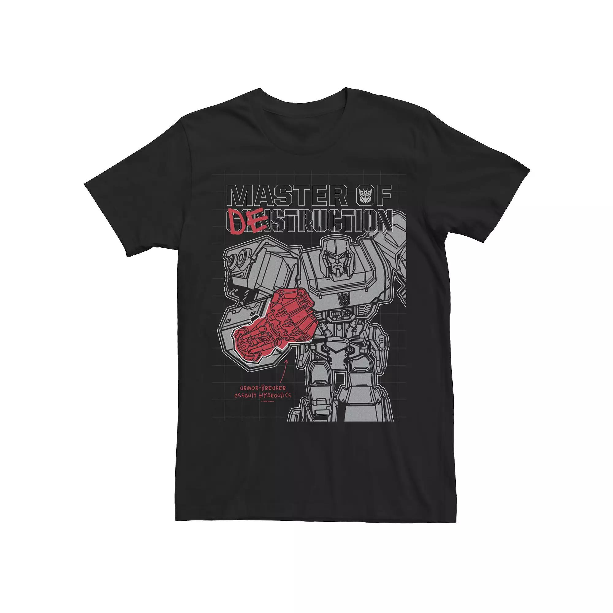 Men's Transformers Megatron Master Of Destruction Color Pop Tee,  Product Image