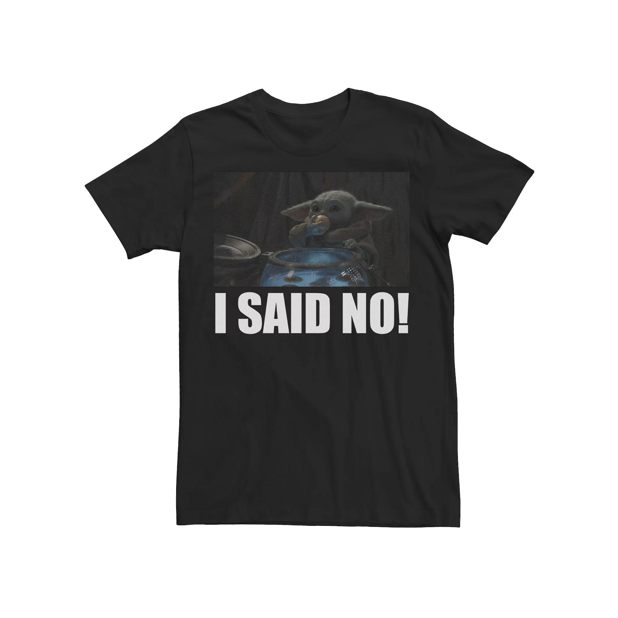 Big & Tall Star Wars: The Mandalorian The Child I Said No R5 Tee, Men's,  Product Image