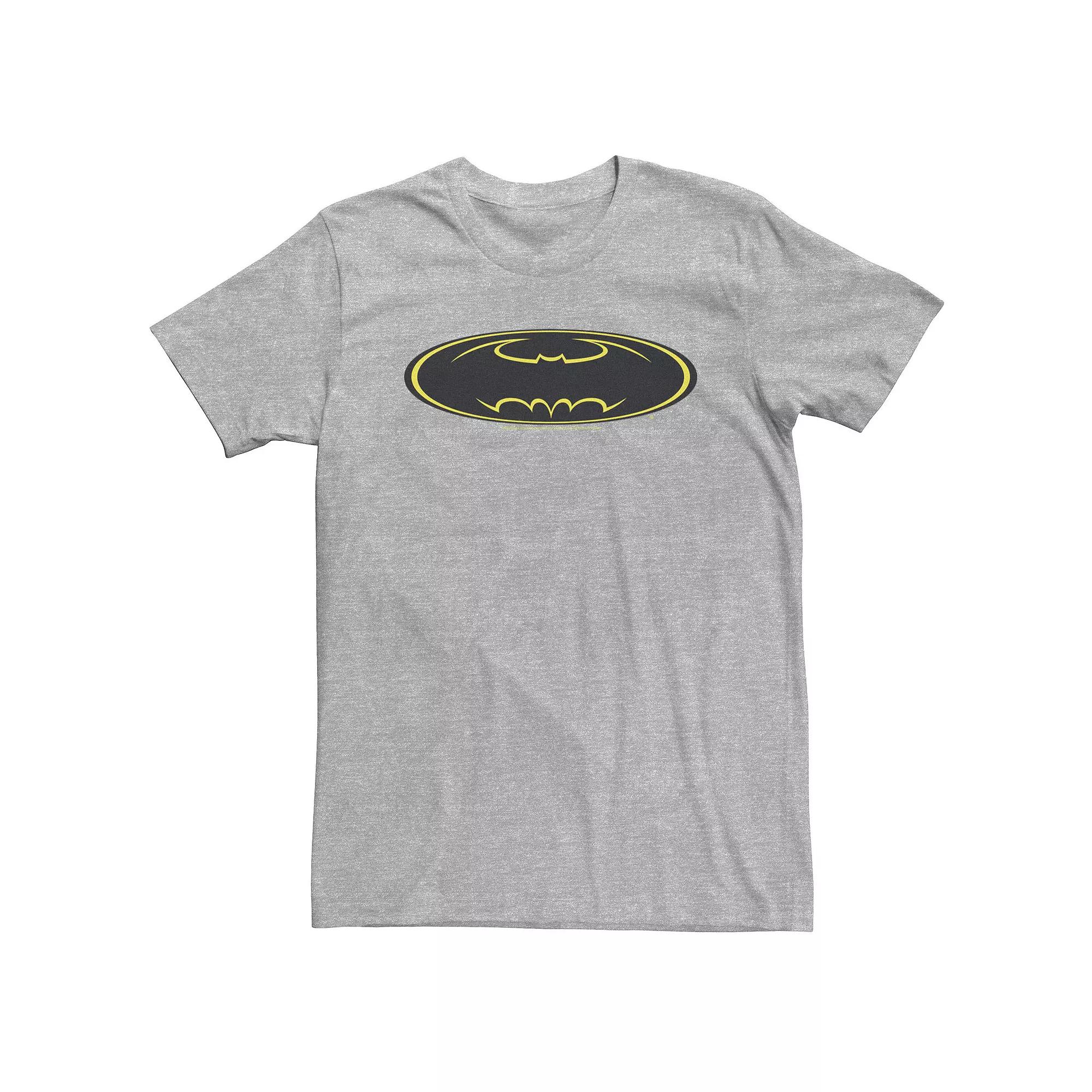 Big & Tall DC Comics Batman Yellow Line Chest Logo Tee, Men's,  Product Image