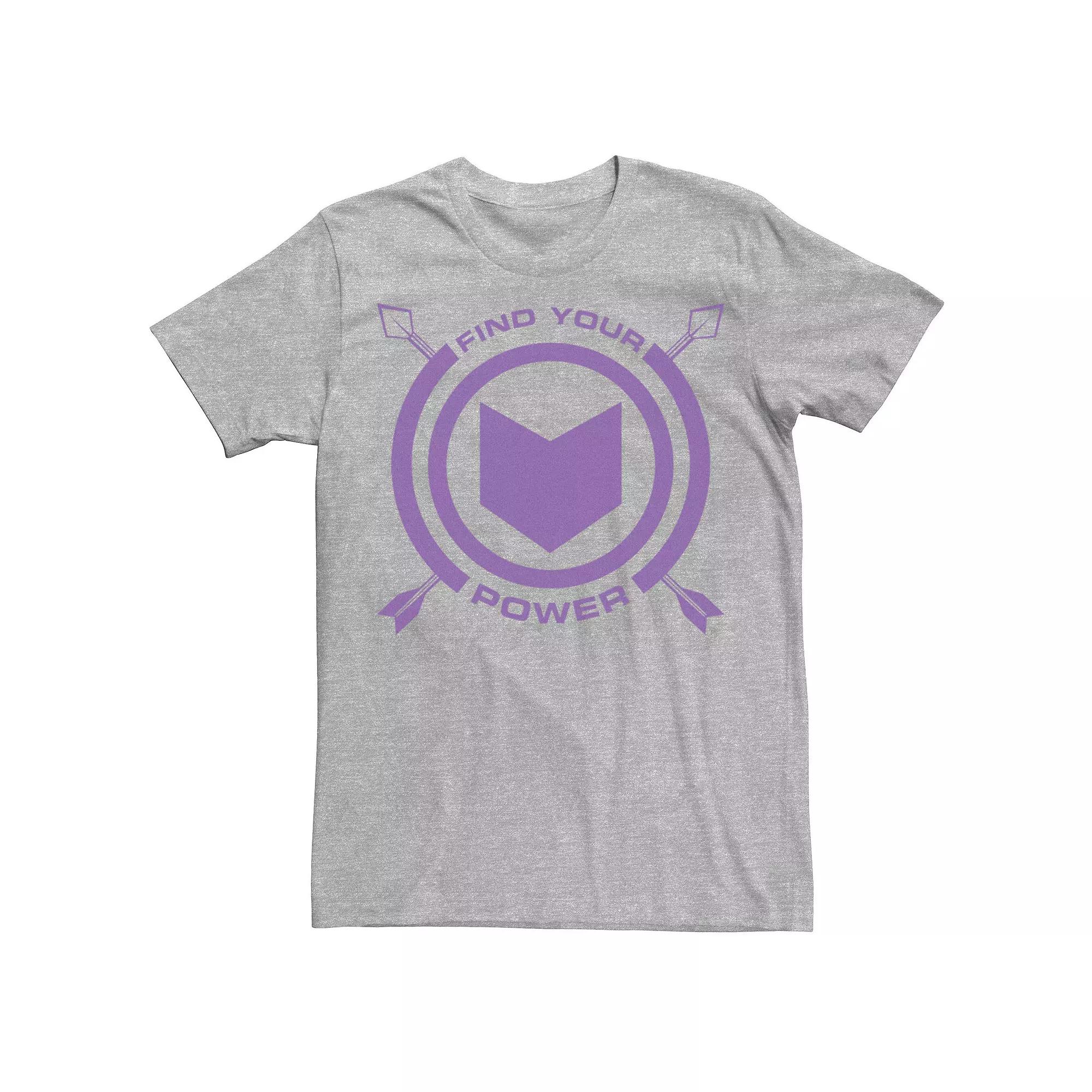 Men's Marvel Hawkeye Find Your Power Simple Logo Tee,  Product Image