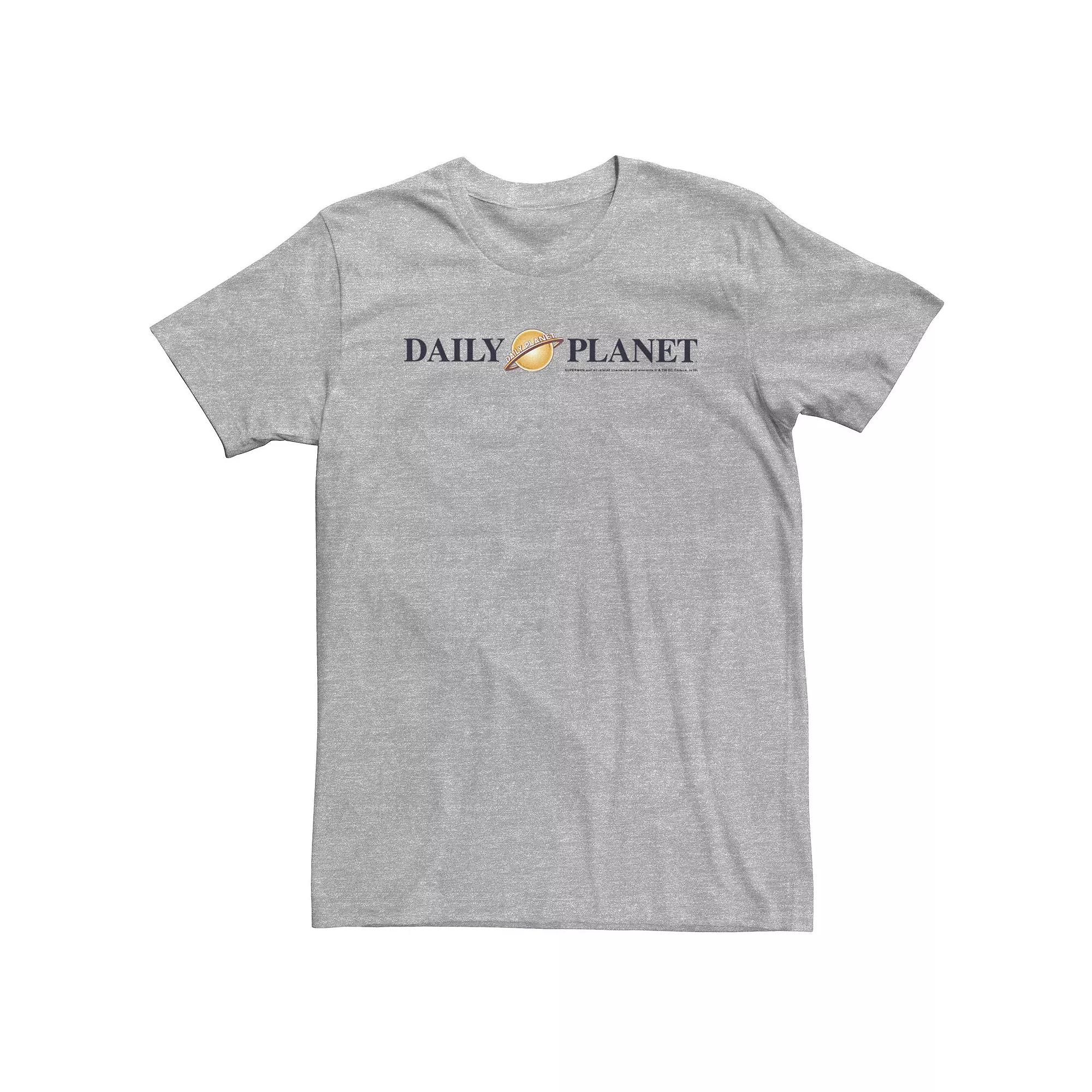 Big & Tall DC Comics Superman Daily Planet Text Logo Tee, Men's,  Product Image