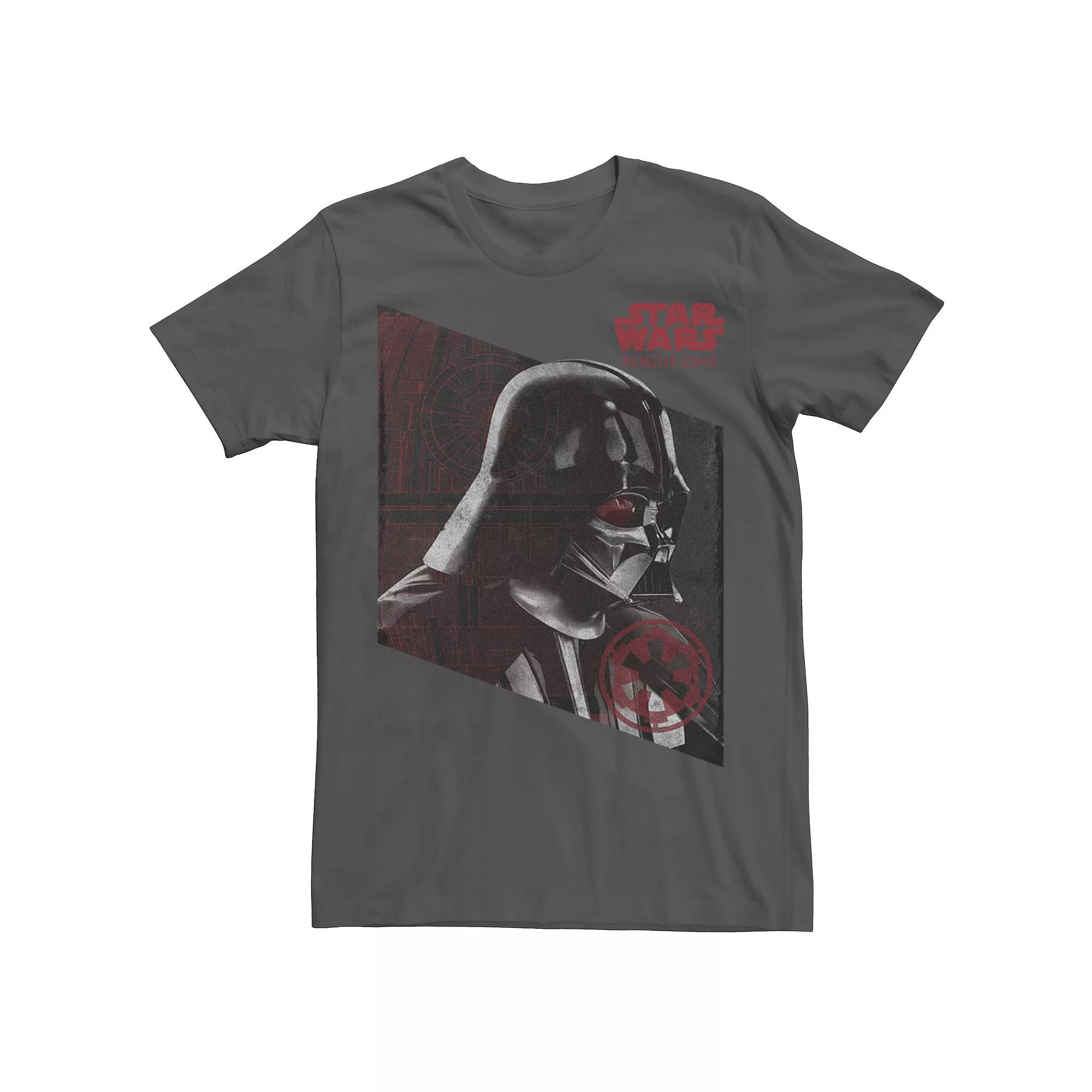 Mens Star Wars Rogue One Darth Vader Dark Banner Tee Grey Product Image