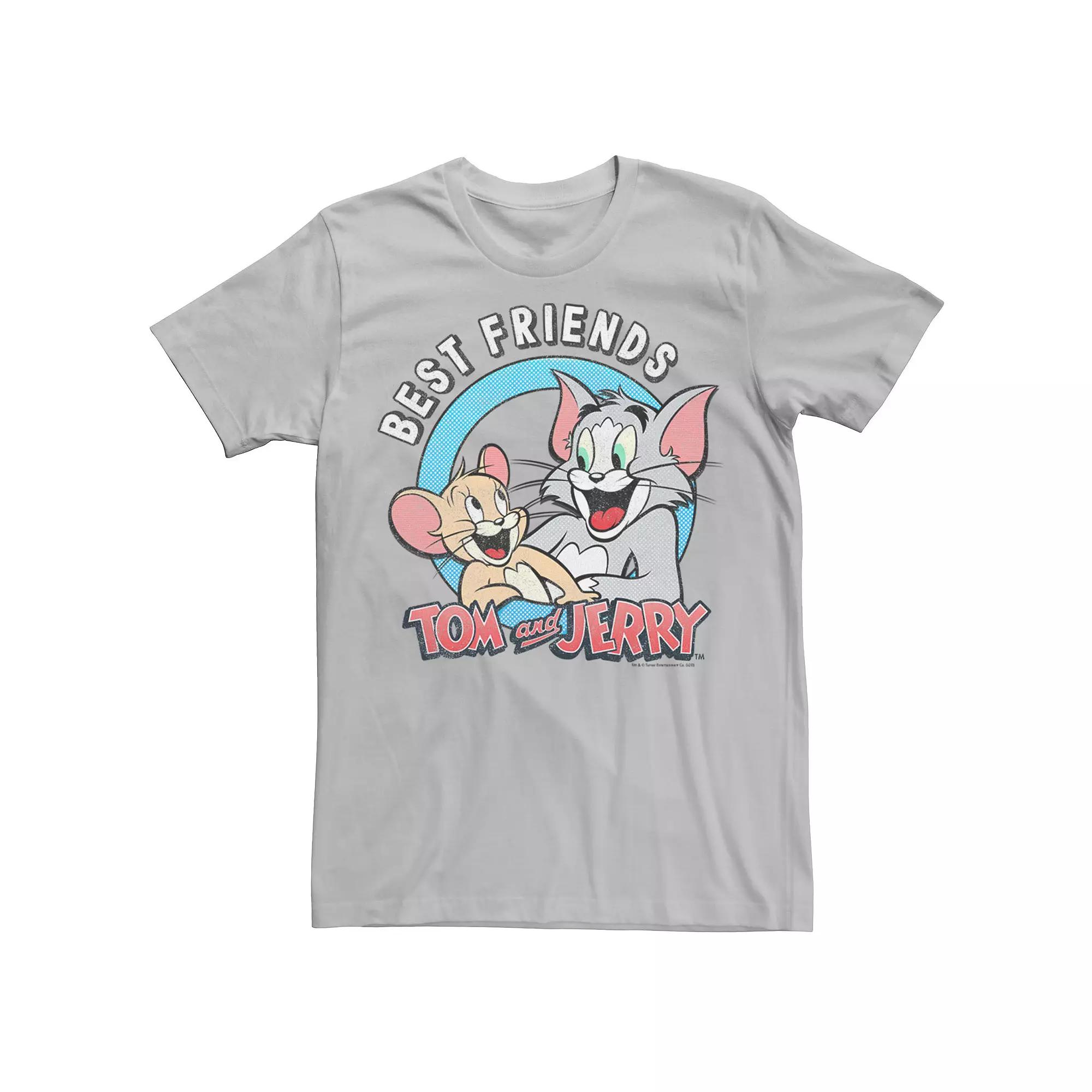 Mens Tom And Jerry Best Friends Portrait Tee, Men's,  Product Image