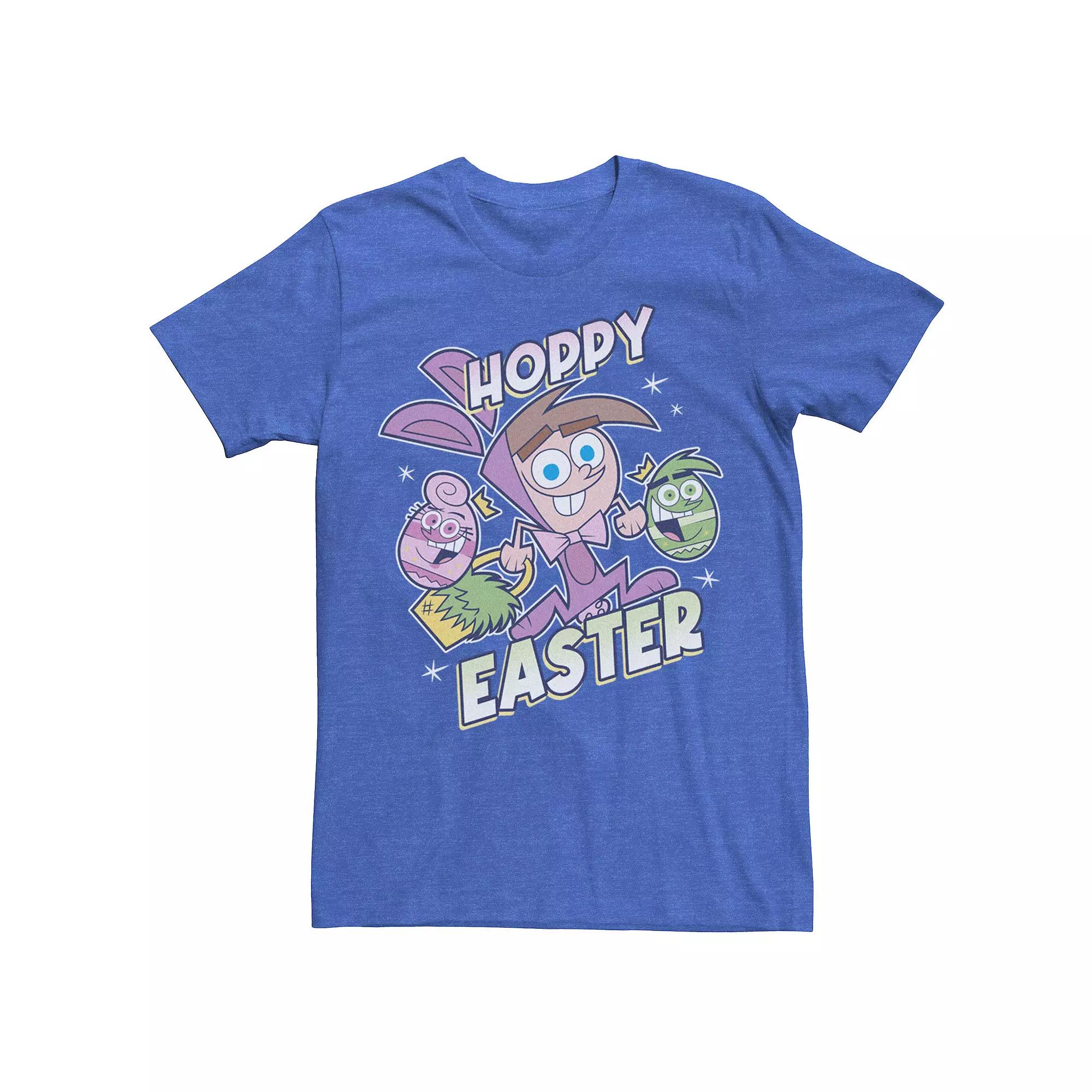 Men's Nickelodeon Fairly OddParents Hoppy Easter Timmy Tee, Size: Medium, Royal Grey Product Image