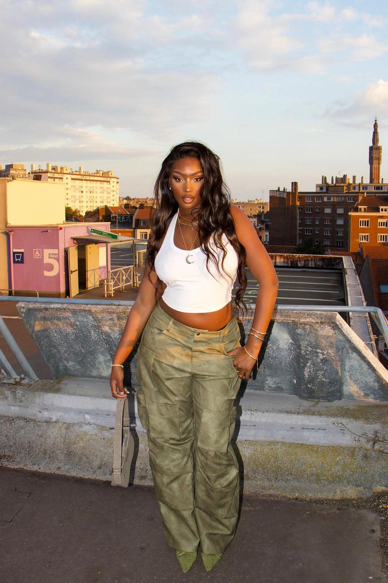 The New Me Halter Top - White Product Image