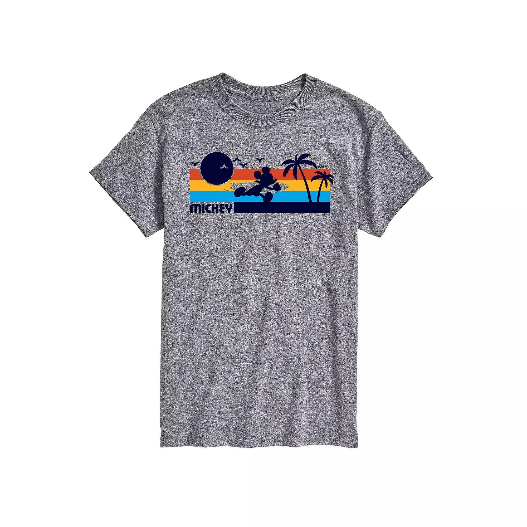 Disney's Mickey Mouse Big & Tall Sunset Graphic Tee, Men's,  Product Image