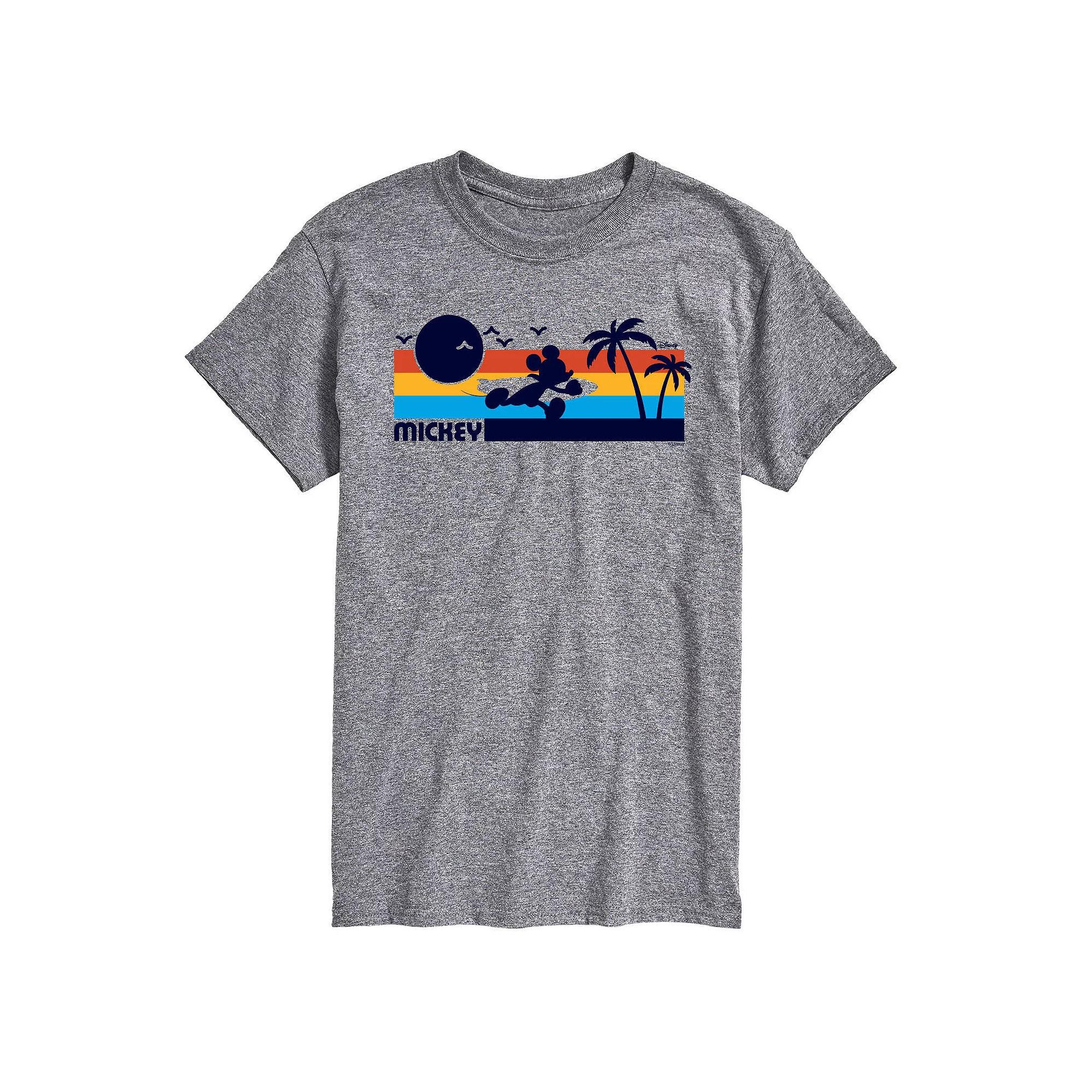 Disney's Mickey Mouse Big & Tall Sunset Graphic Tee, Men's,  Product Image