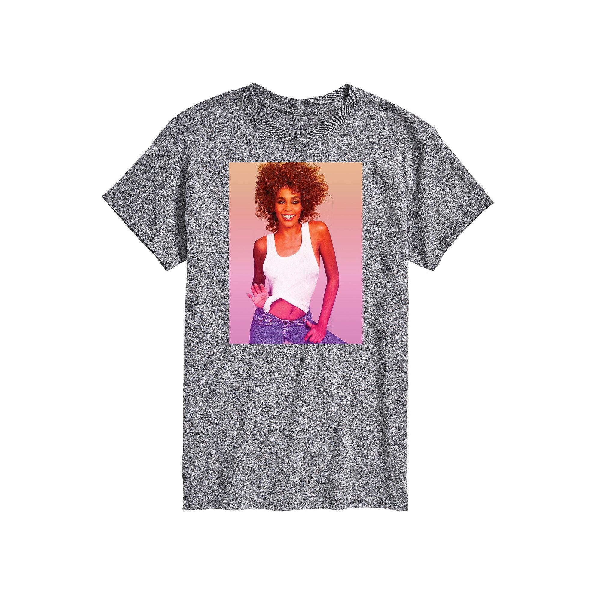 Big & Tall Whitney Houston Photo Tee, Men's,  Product Image