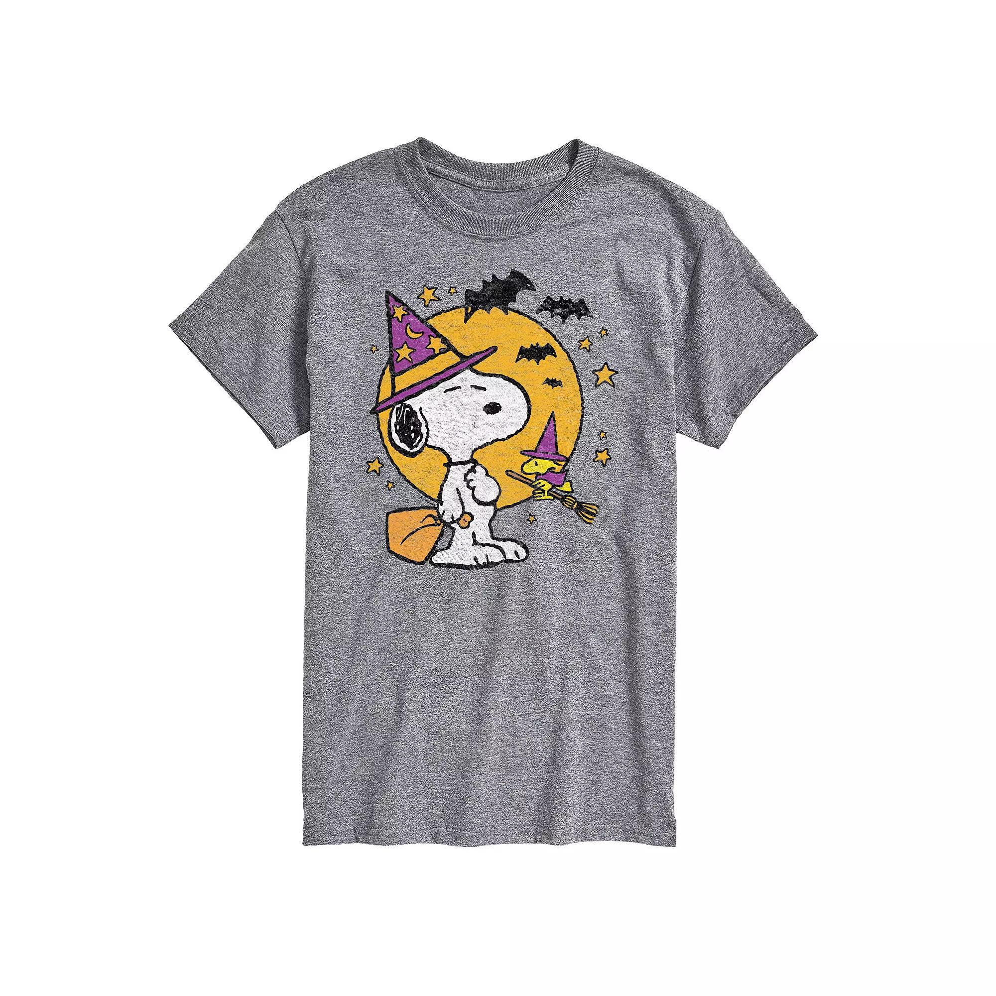Men's Peanuts Snoopy & Woodstock Witchcraft Graphic Tee,  Product Image