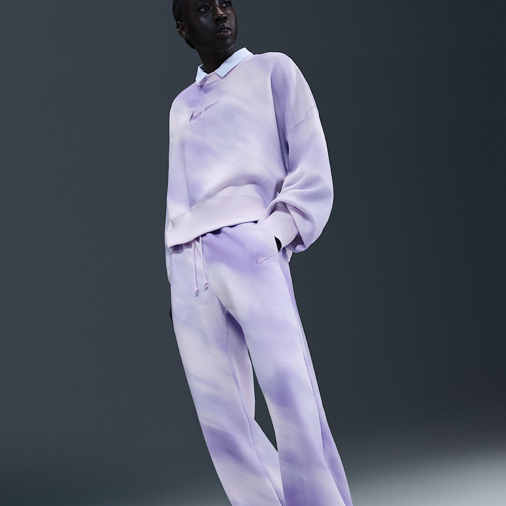 Womens Nike Sportswear Phoenix Fleece High-Waisted Sweatpants | IH7796-516 Product Image