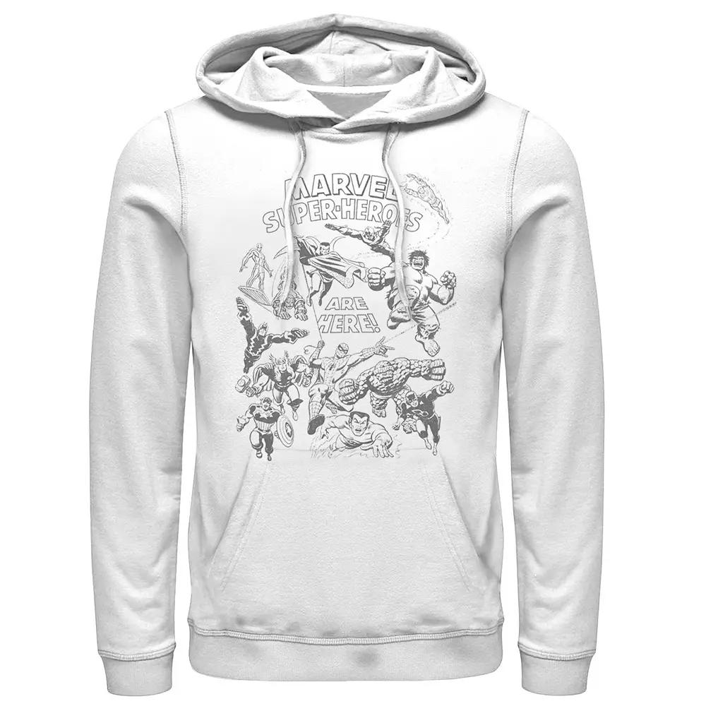 Men's Marvel Super-Heroes Are Here Hoodie,  Product Image