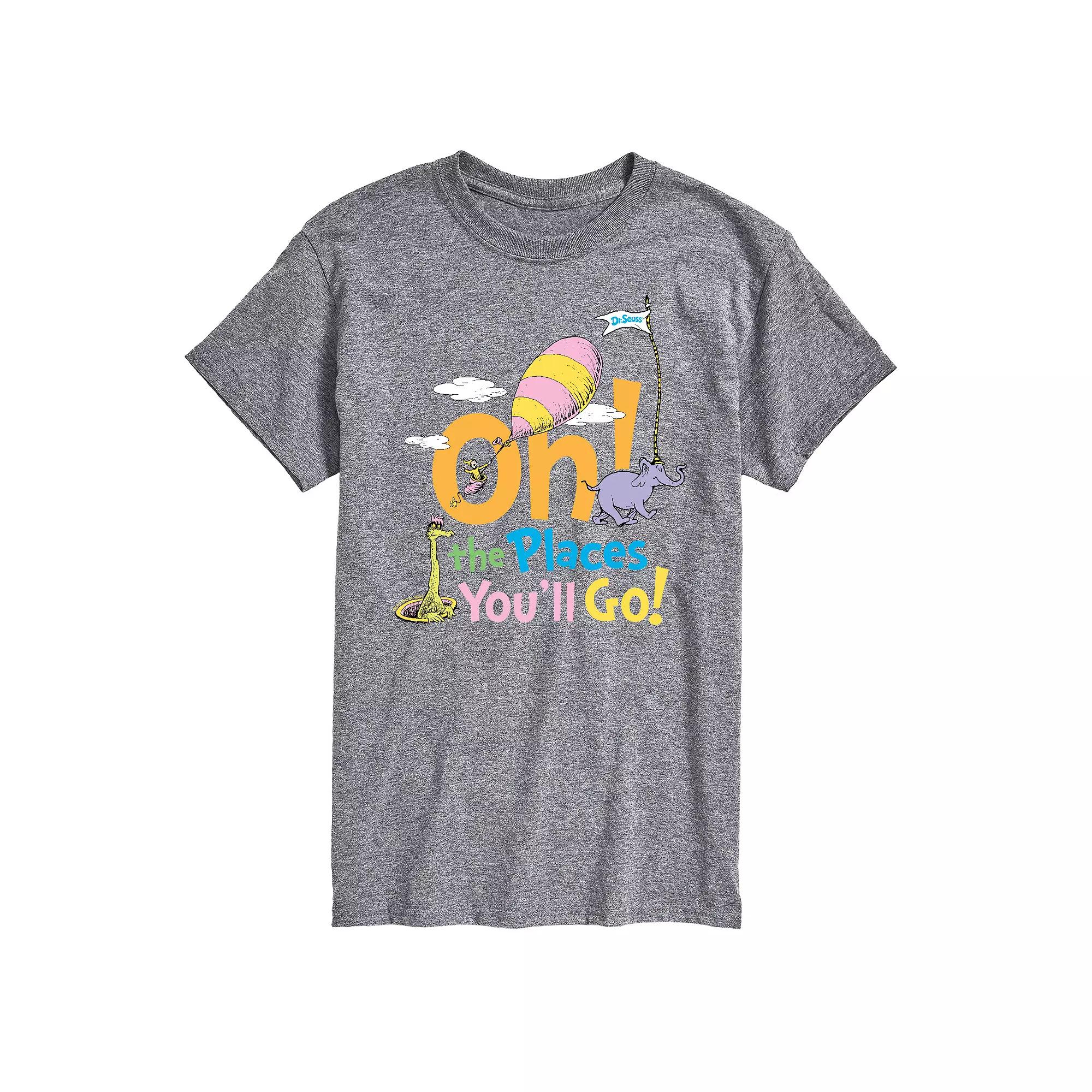Big & Tall Dr. Seuss Places You'll Go Tee, Men's,  Product Image