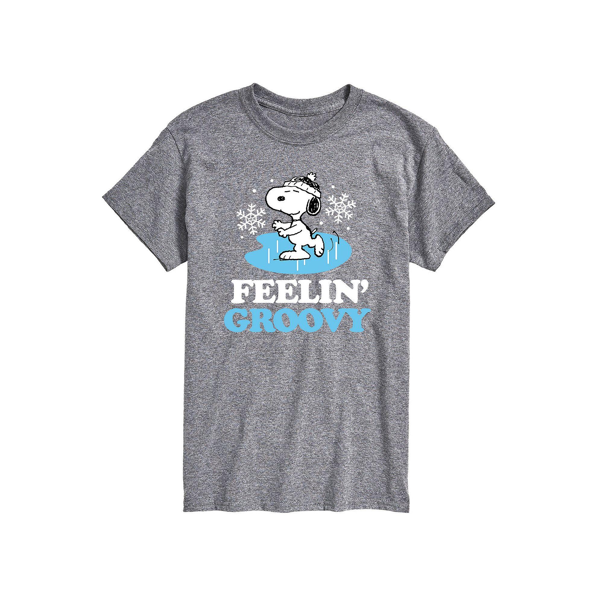 Big & Tall Peanuts Feelin Groovy Tee, Men's,  Product Image