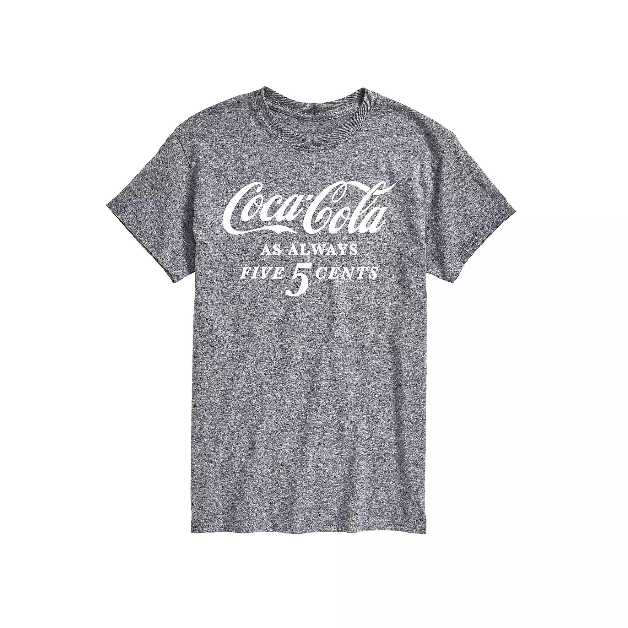 Men's Coca-Cola As Always Five Cents Graphic Tee,  Product Image