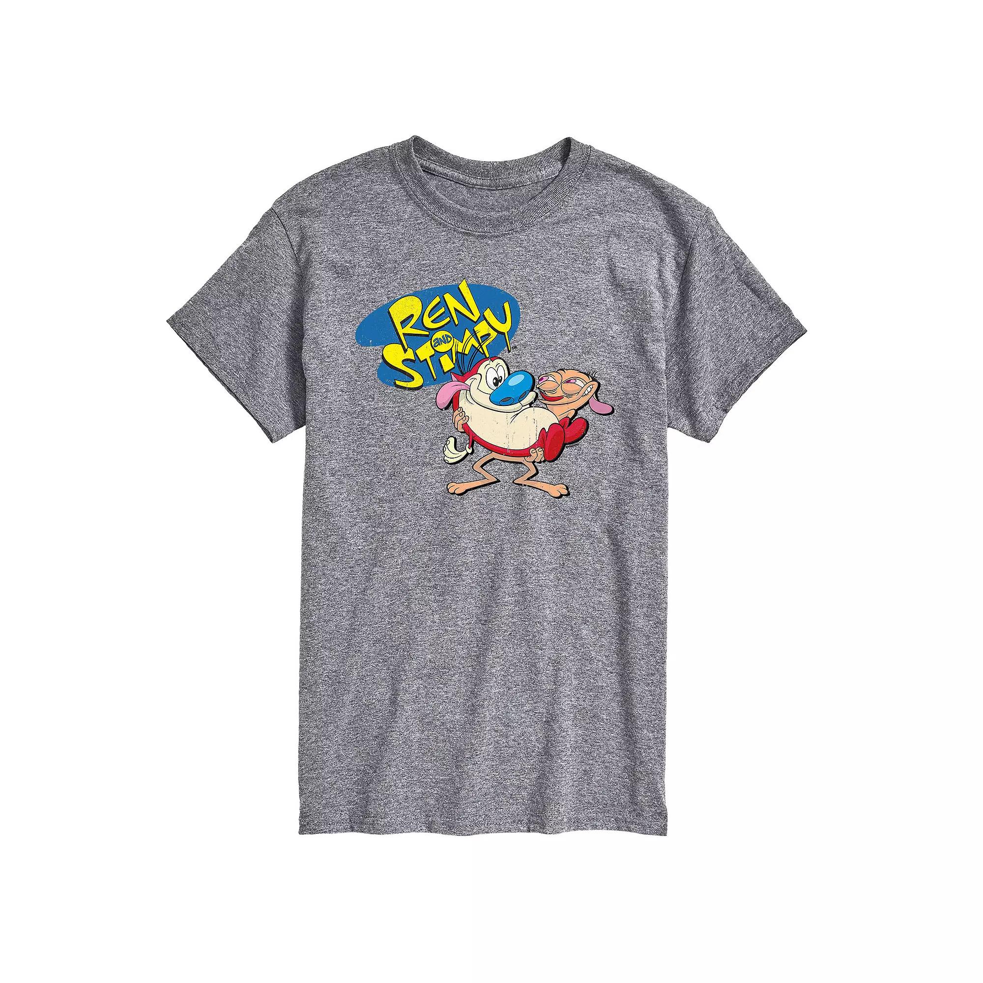 Men's Ren & Stimpy Holding Ren Tee,  Product Image