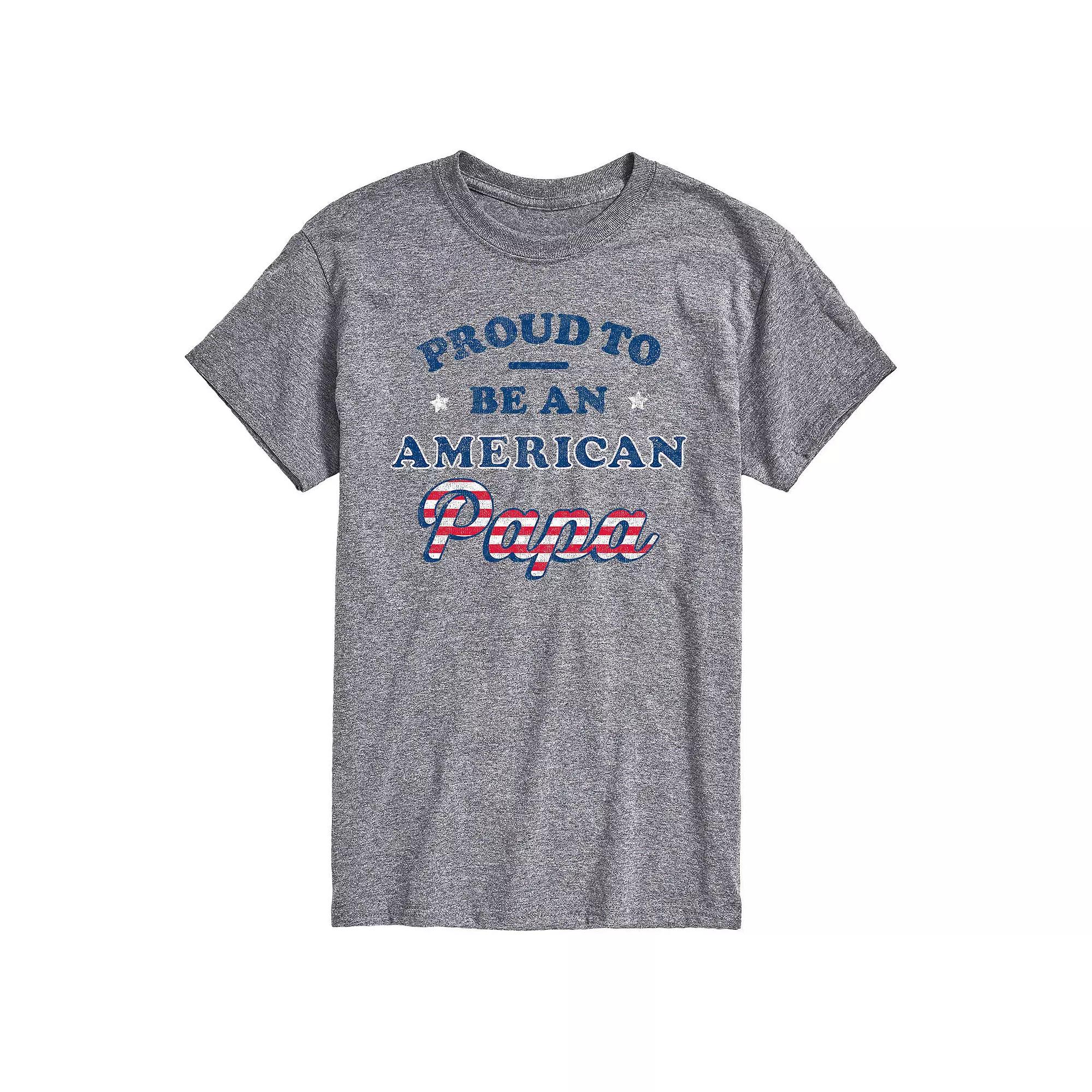 Big & Tall American Papa Tee, Men's,  Product Image