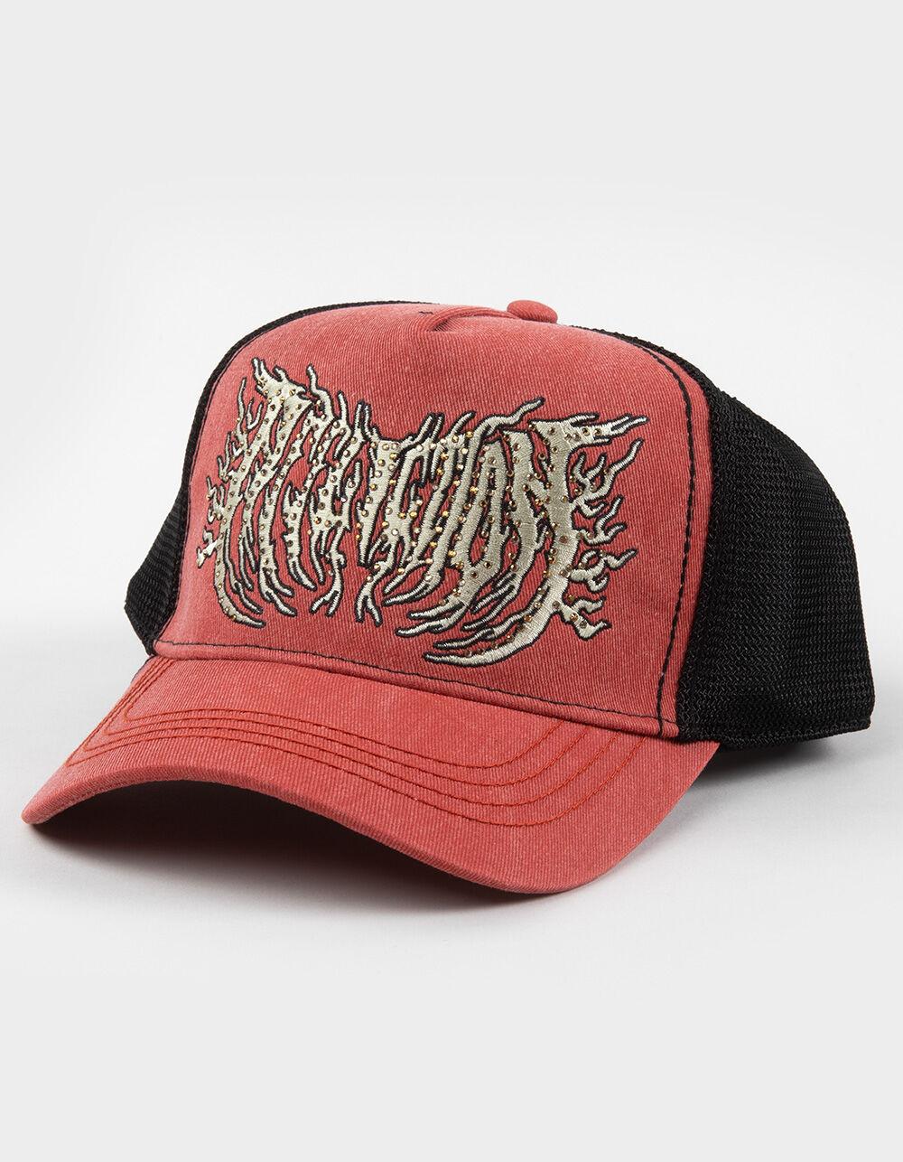 AFFLICTION Toxic Tavern Trucker Hat - RED COMBO Product Image