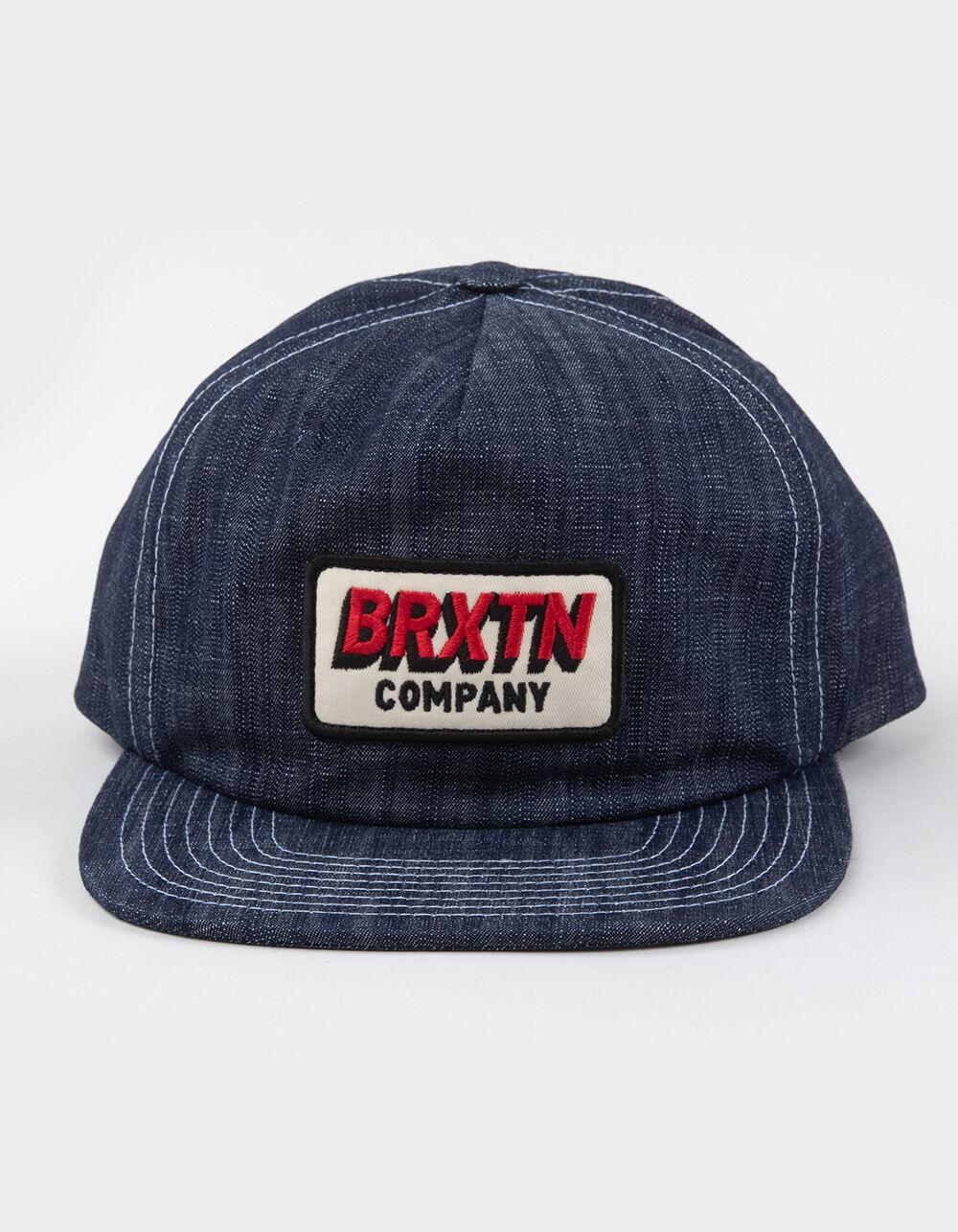 BRIXTON Payment Snapback Hat - NAVY COMBO Product Image