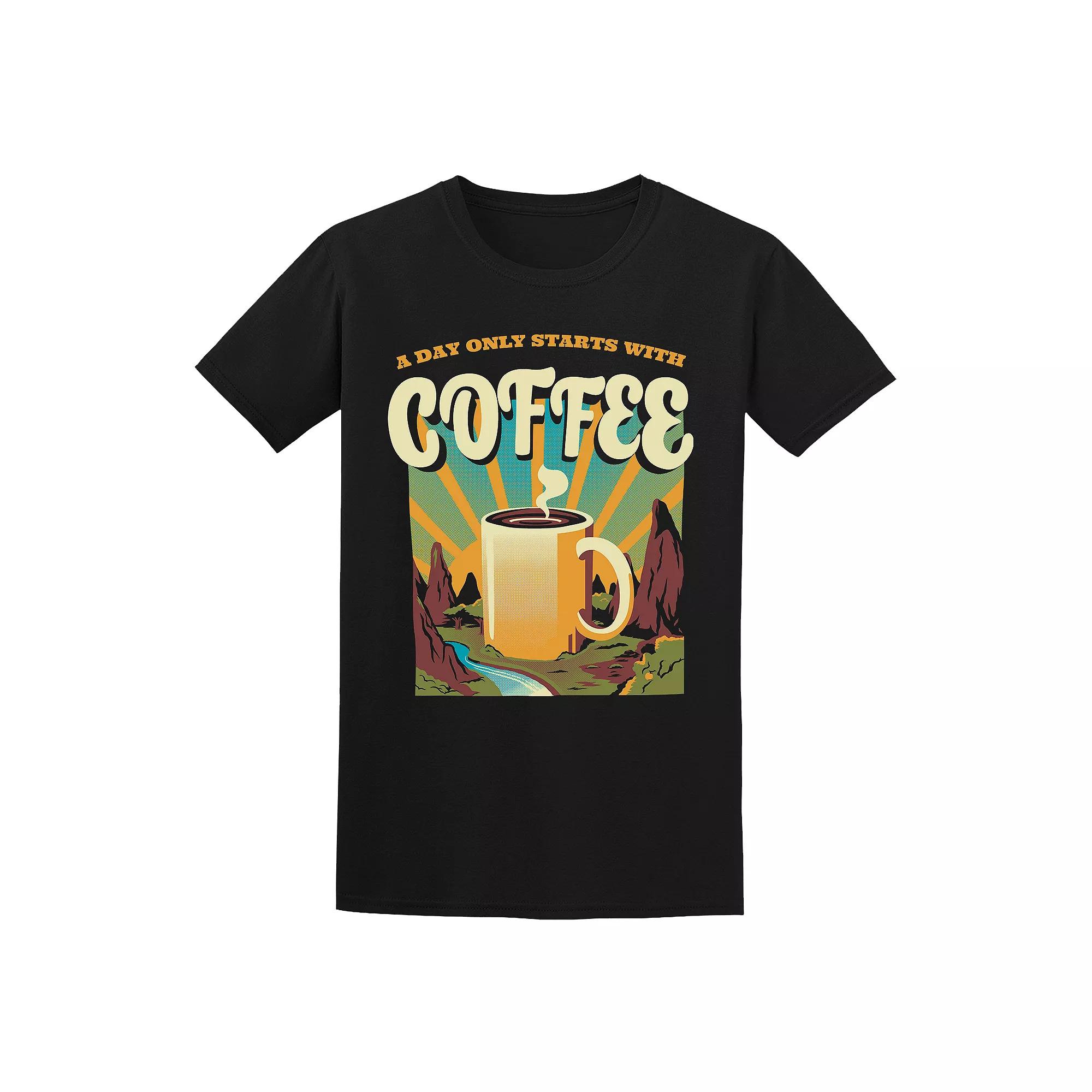 Men's COLAB89 by Threadless Good Morning Tee, Size: XXL, Black Product Image