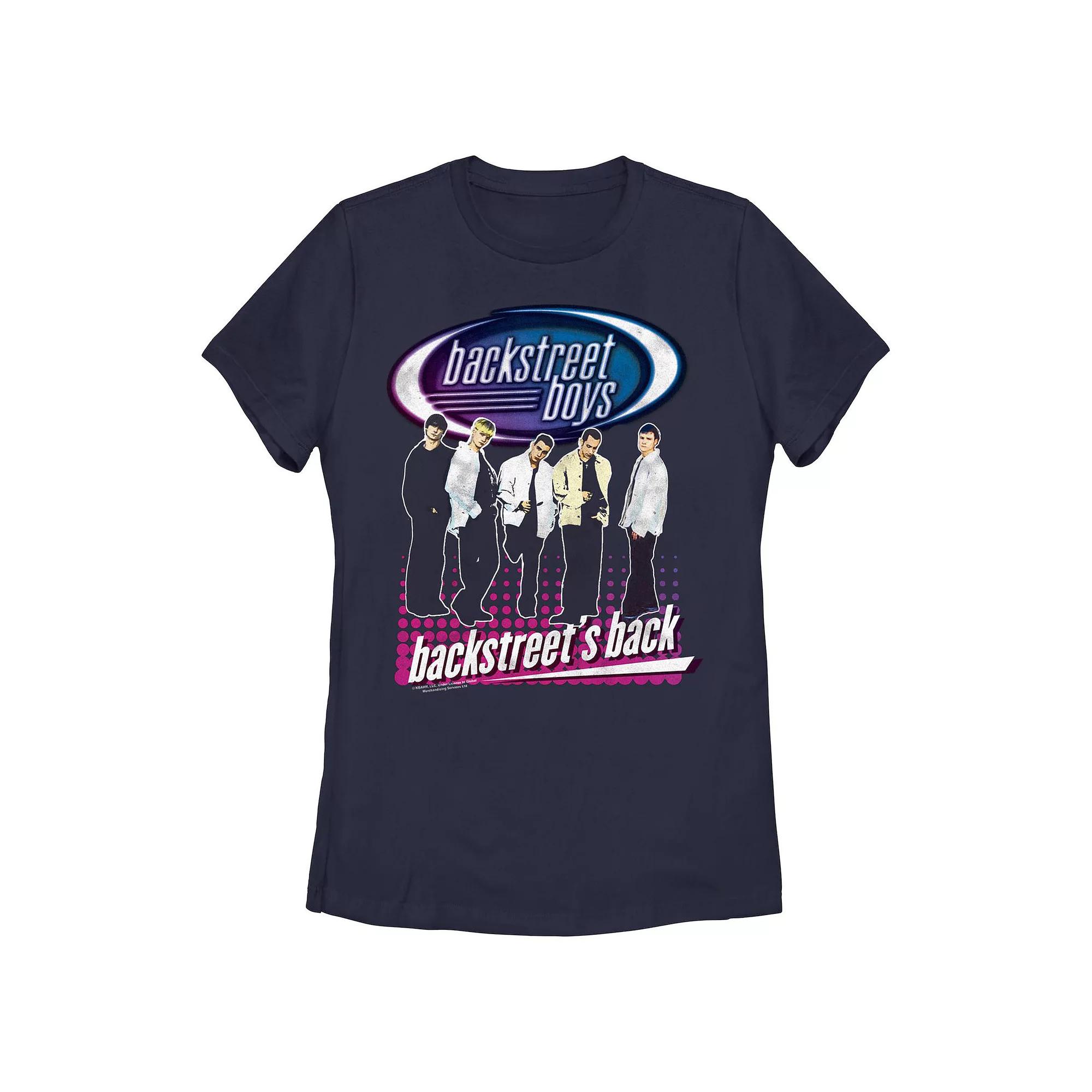 Juniors' Backstreet Boys Backstreet's Back Graphic Tee, Women's, Size: Small, Blue Product Image