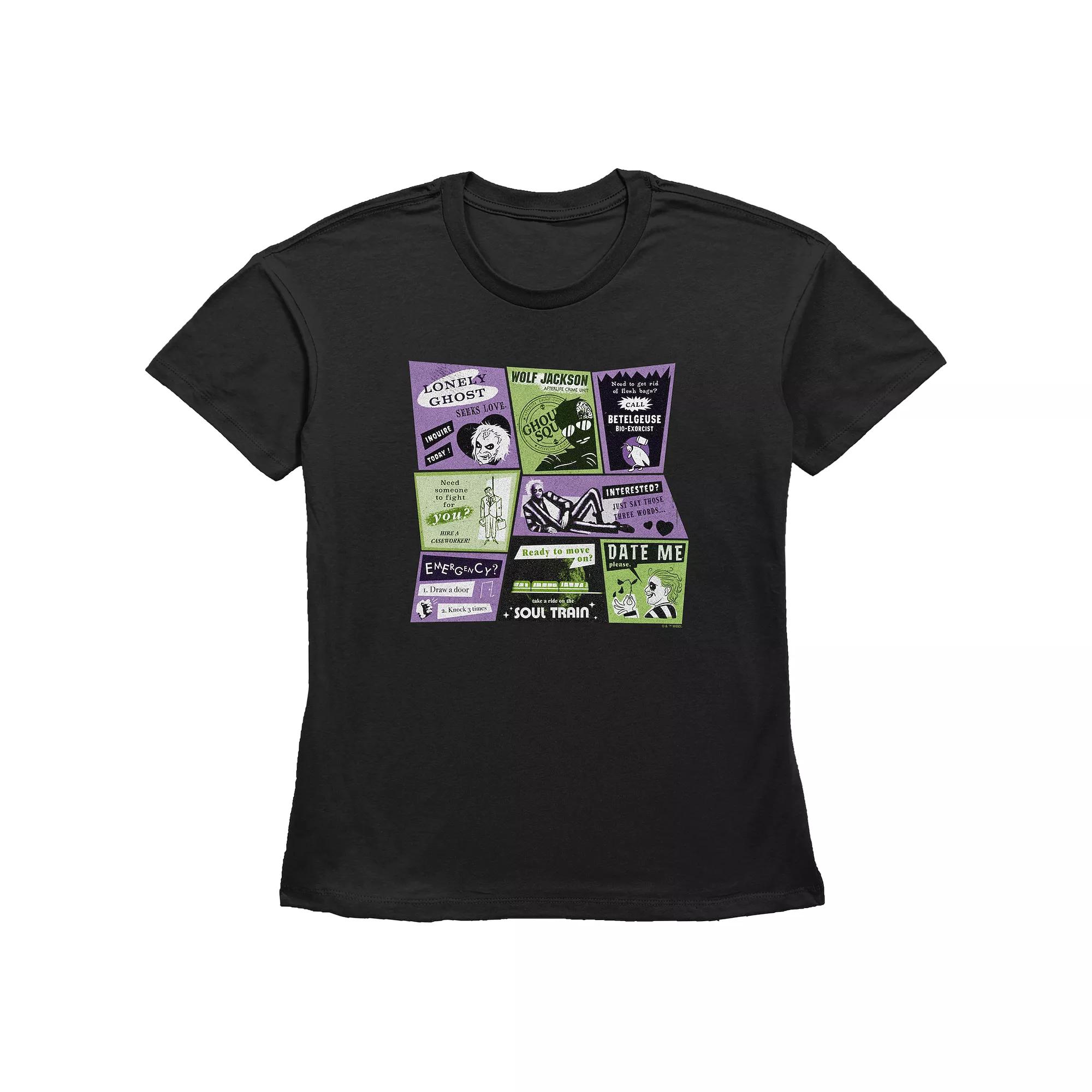 Women's Beetlejuice 2 Classified Ads Graphic Tee,  Product Image