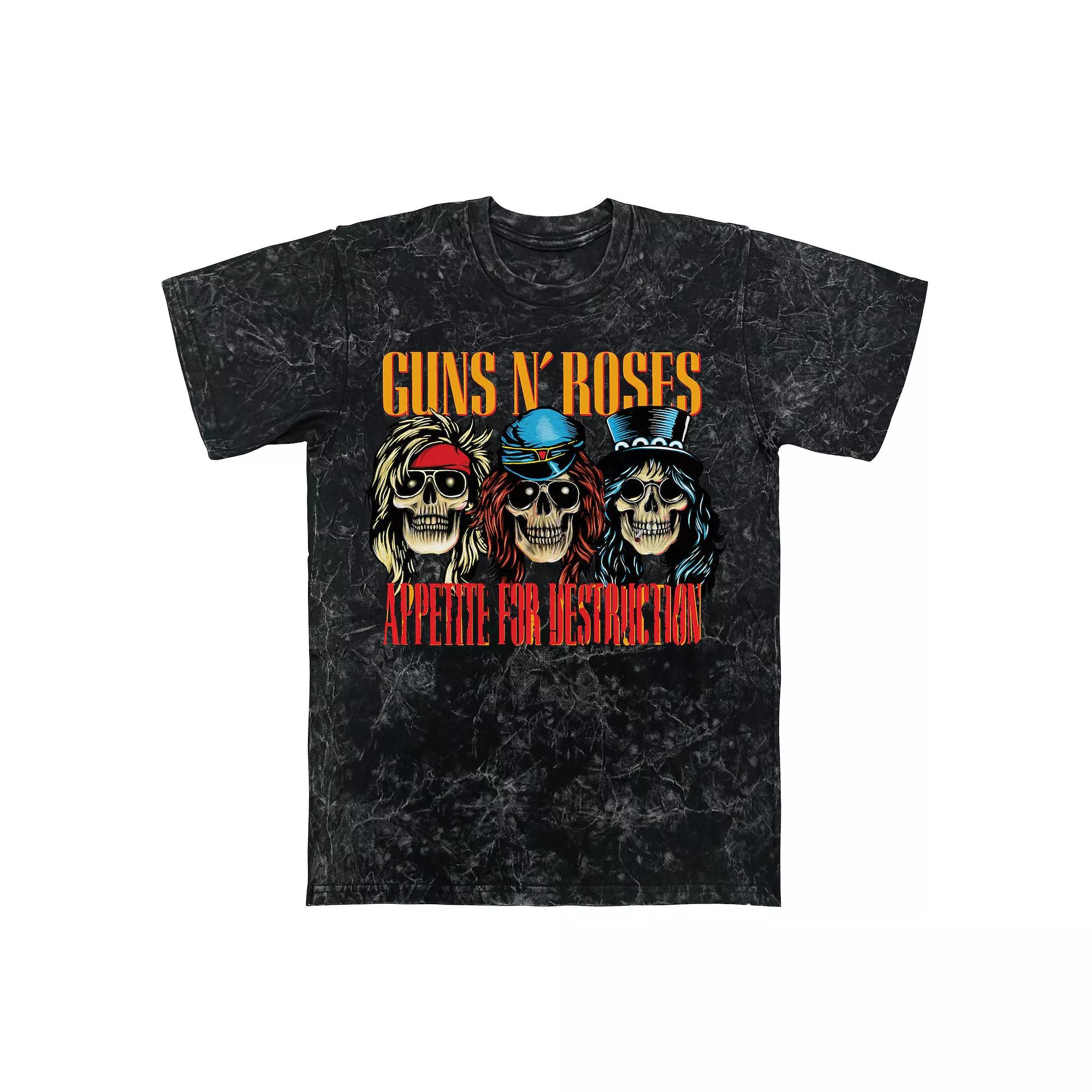 Men's Guns N' Roses Skulls Graphic Tee,  Product Image