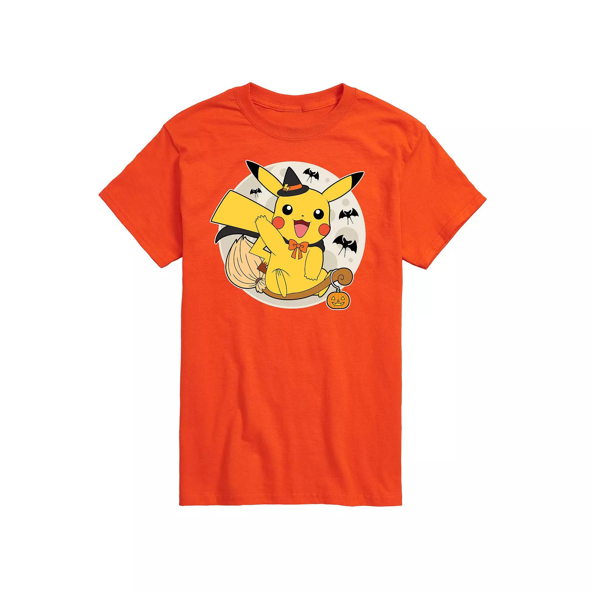 Men's Pokemon Pikachu Moon Witch Graphic Tee,  Product Image