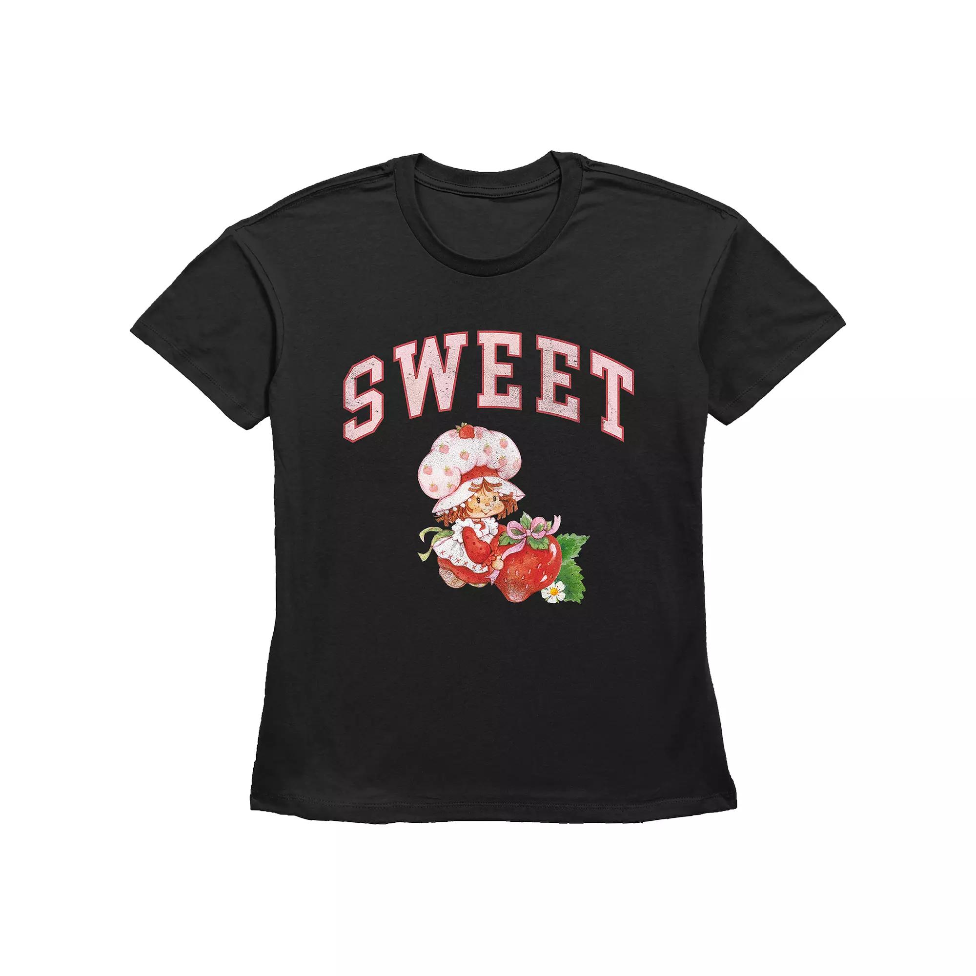 Women's Strawberry Shortcake Sweet Basic Fit Graphic Tee, Girl's,  Product Image