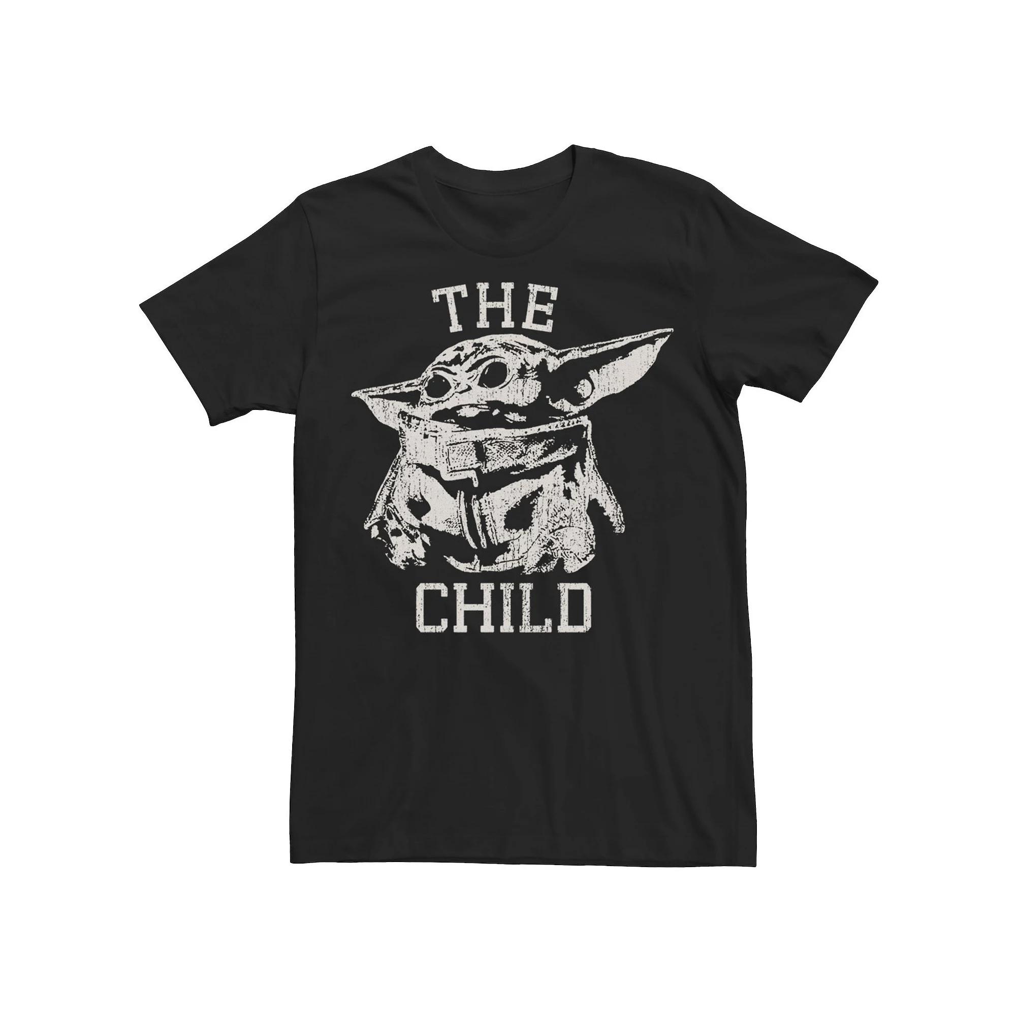 Men's Star Wars The Mandalorian Child Varsity Tee,  Product Image