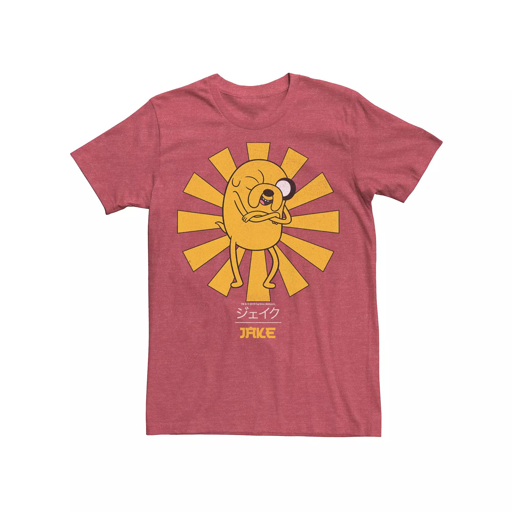 Men's Adventure Time Jake The Dog Kanji Portrait Graphic Tee,  Product Image