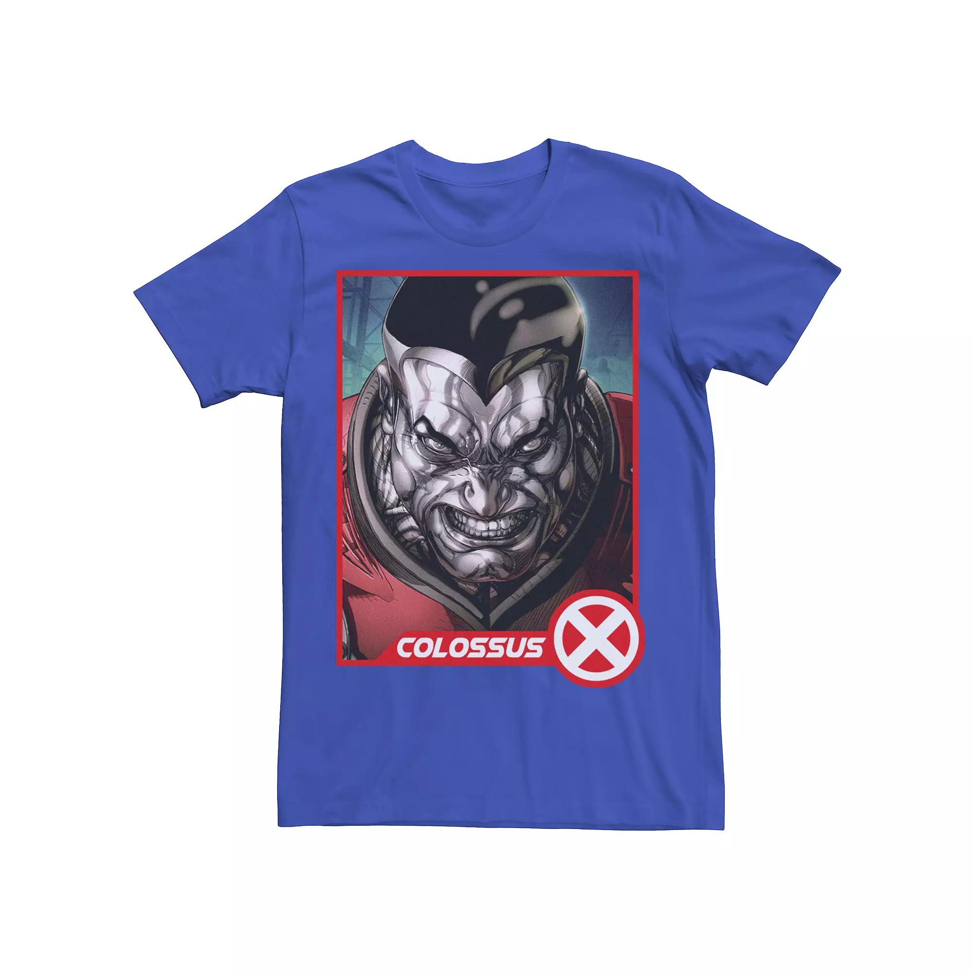 Men's Marvel X-Men Colossus Headshot Profile Trading Card Tee,  Product Image