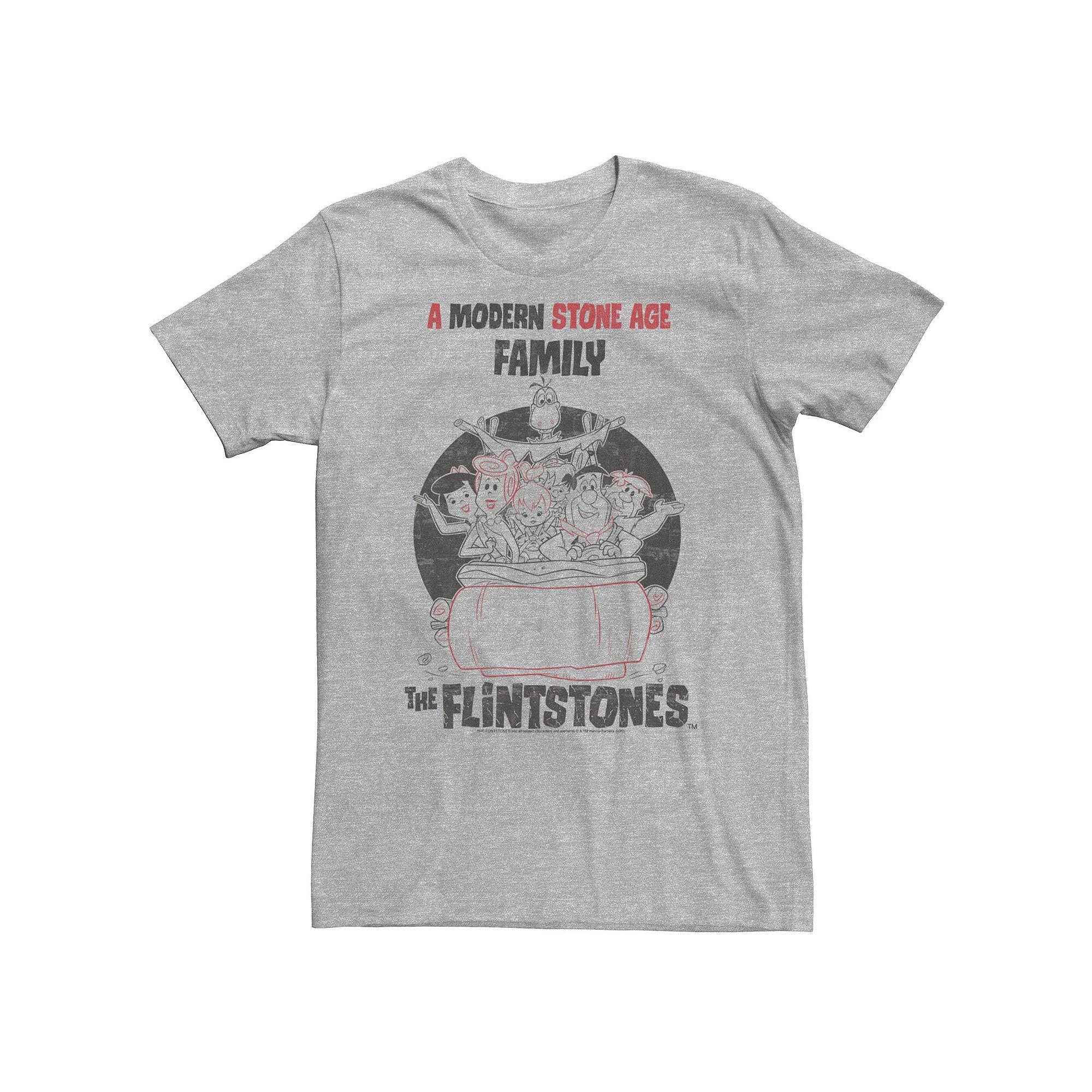 Big & Tall The Flintstones A Modern Stone Age Family Tee, Men's,  Product Image