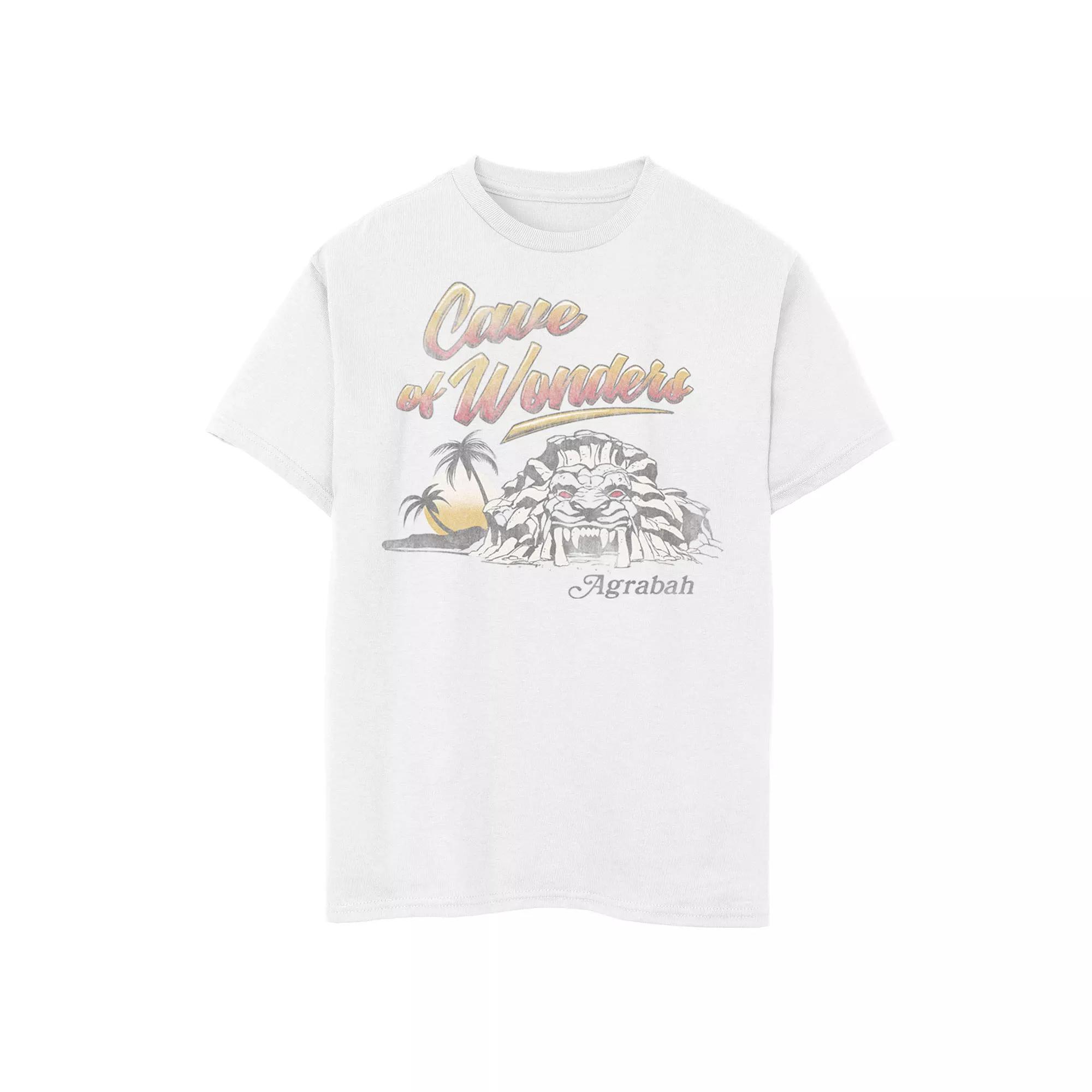 Disney's Aladdin Boys 6-20 Live Action Cave Of Wonders Landscape Graphic Tee, Boy's,  Product Image