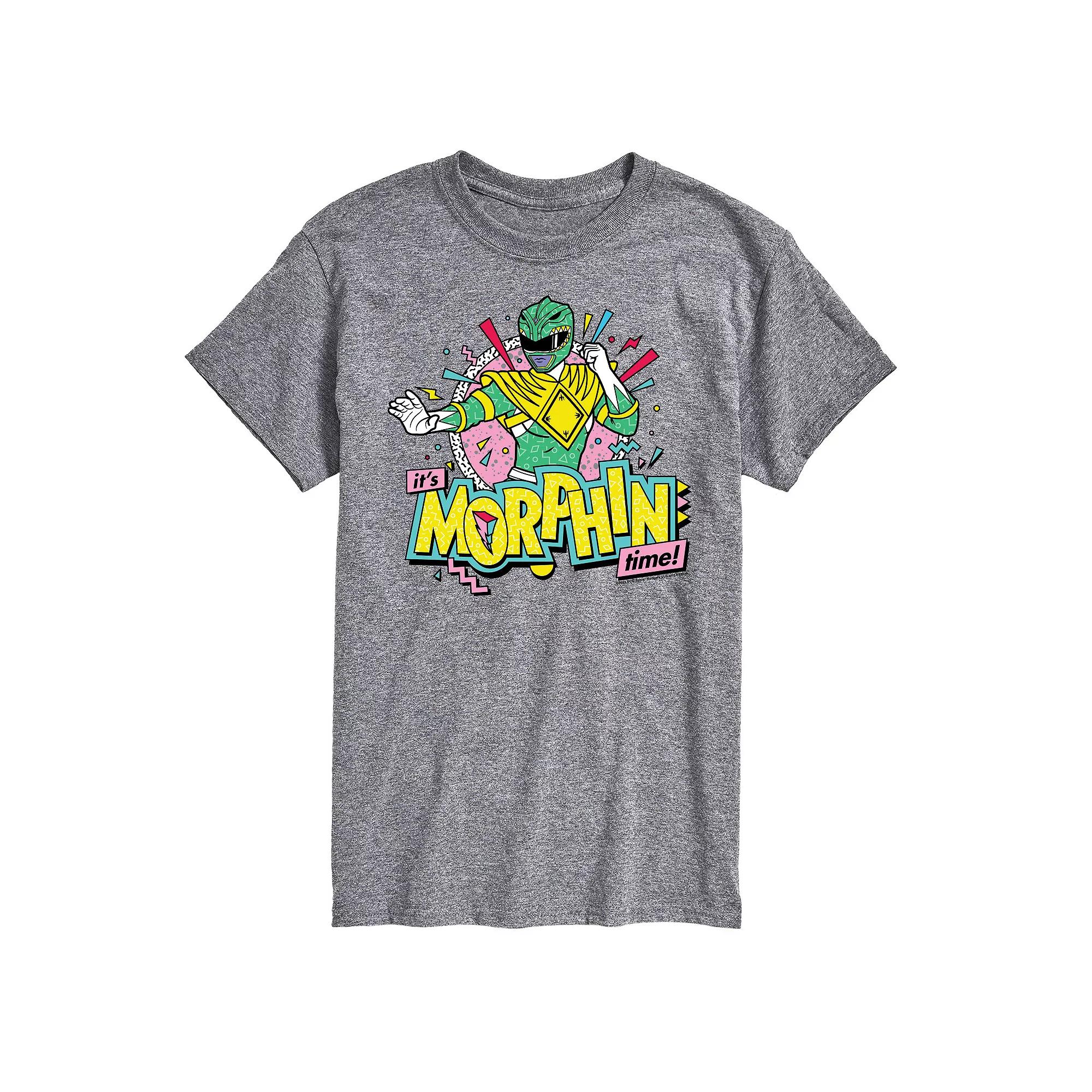 Men's Power Rangers Morphin Time Green Graphic Tee,  Product Image