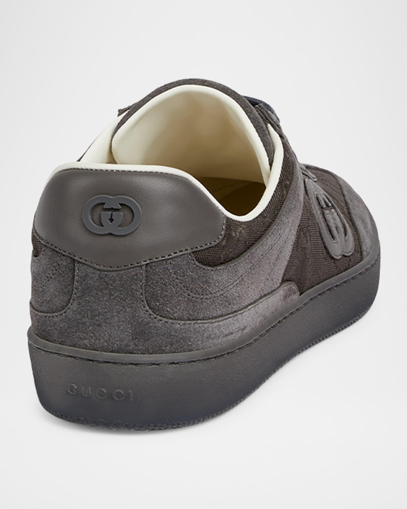 Mens G74 Tonal Canvas and Suede Sneakers Product Image